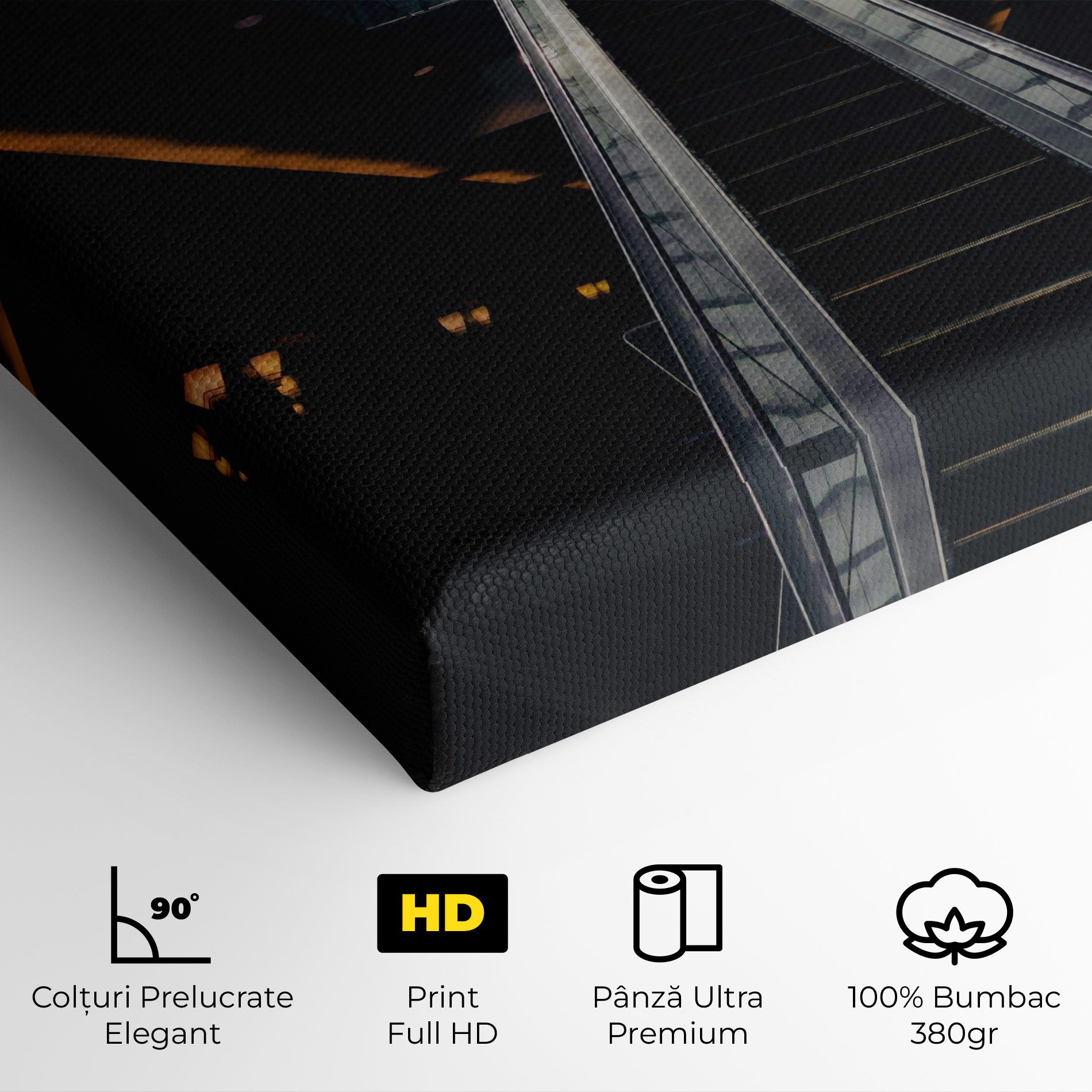 Grey Stairs Building mockup 4