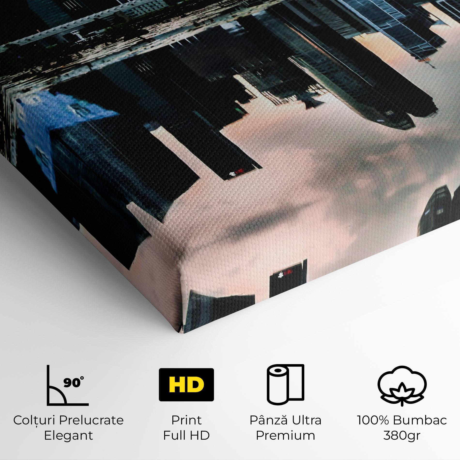 Tablou Canvas Urban Water Reflection mockup 4