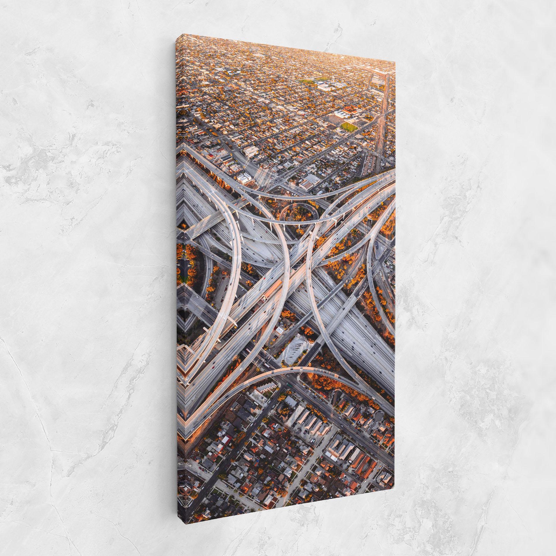 Tablou Canvas Big Road City mockup 1
