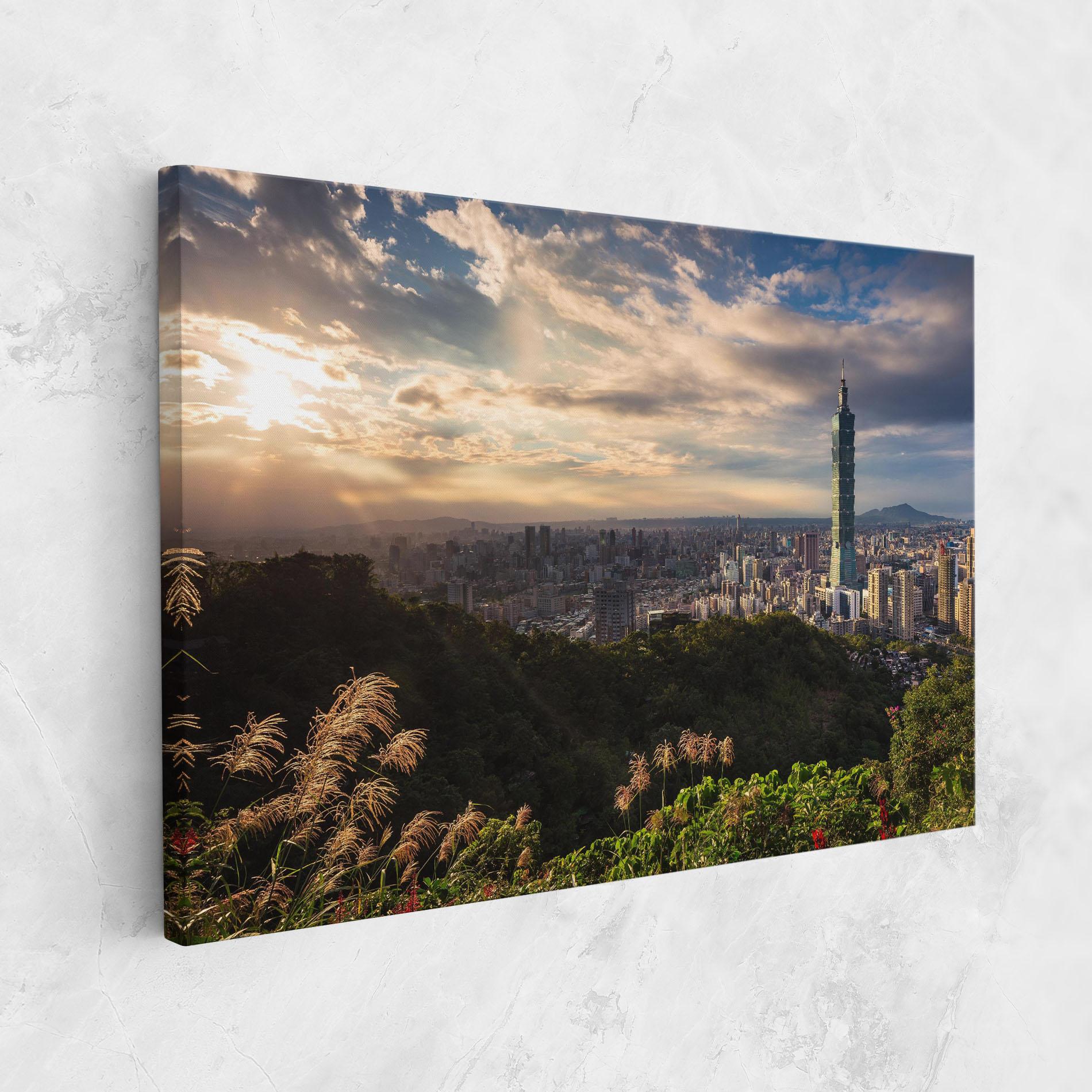 Tablou Canvas Big Building Daylight mockup 1