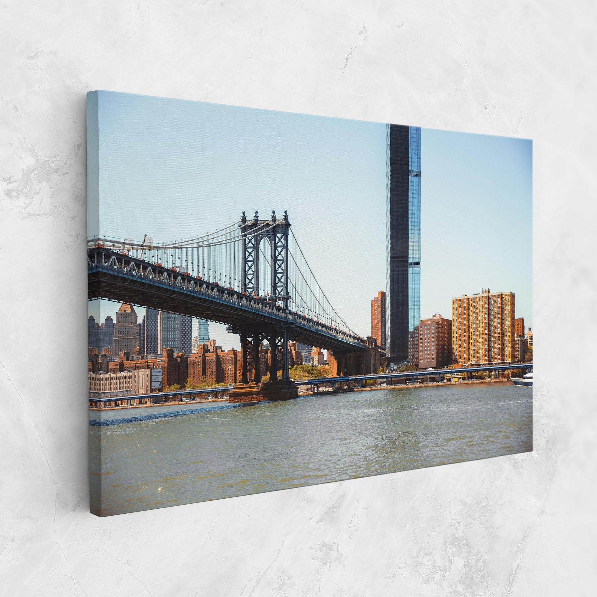 Tablou Canvas Big City Bridge mockup 1
