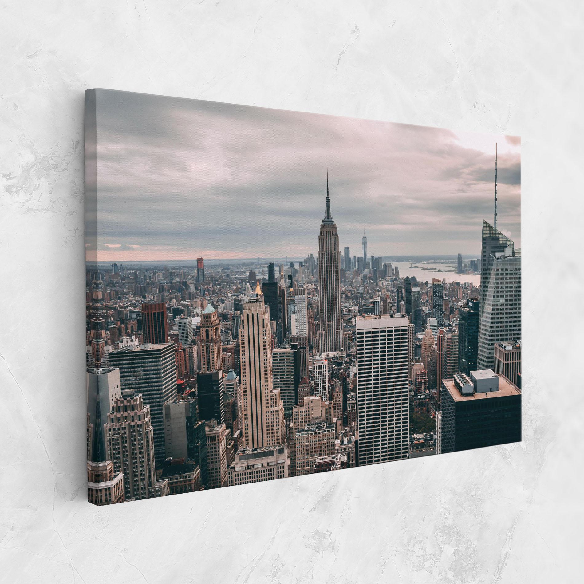 Tablou Canvas High View Building mockup 1