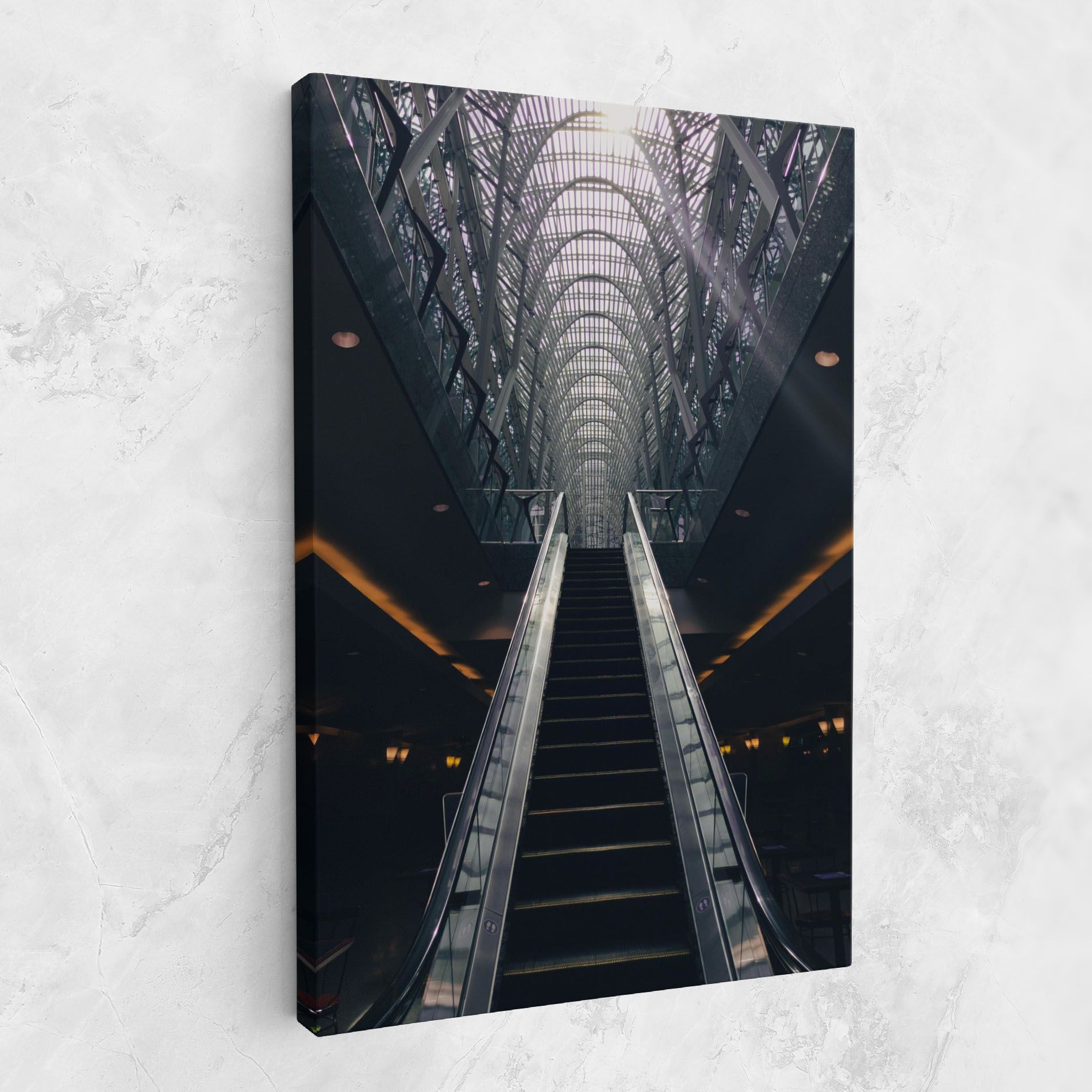 Grey Stairs Building mockup 1
