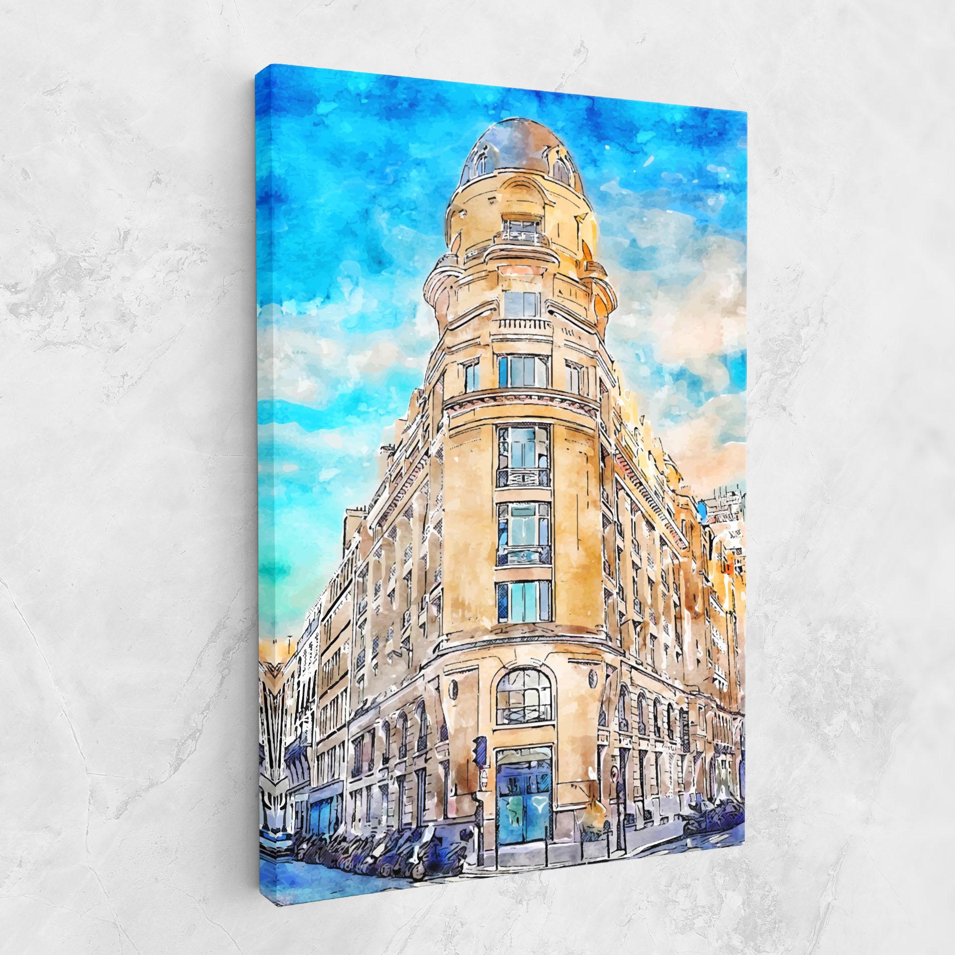 Tablou Canvas Paris Painting mockup 1