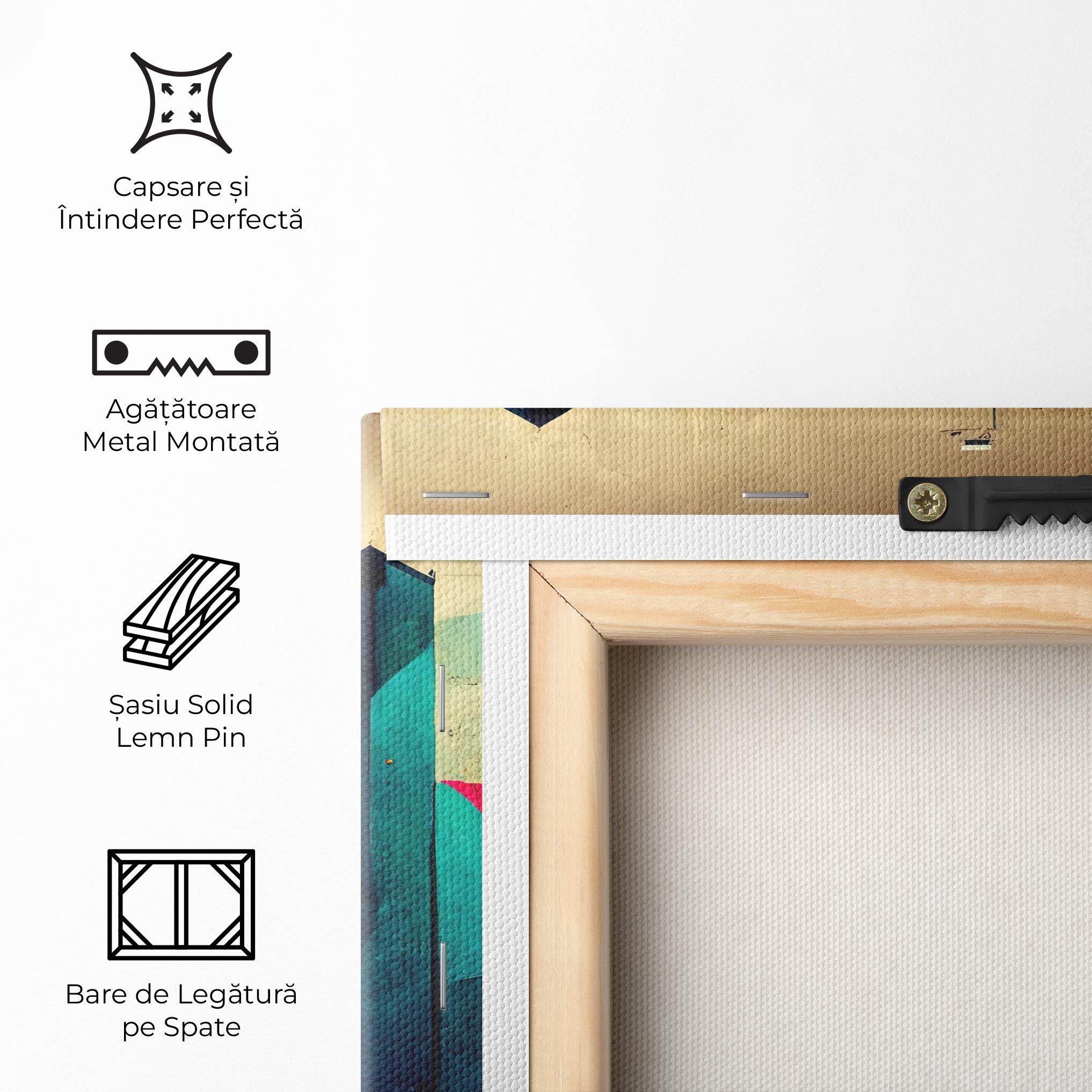 Tablou Canvas Abstract City Color mockup 5