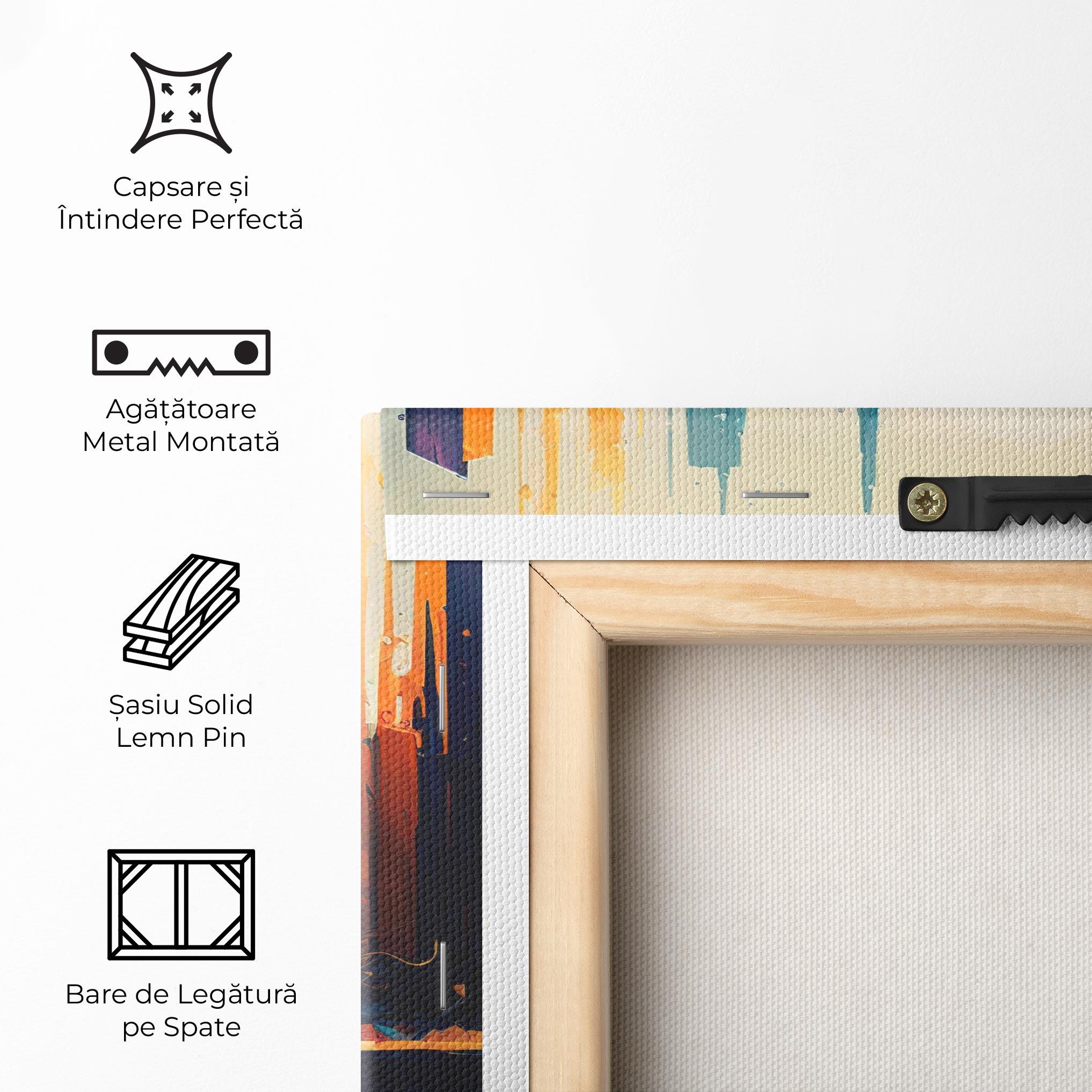 Tablou Canvas City Pain Art mockup 5