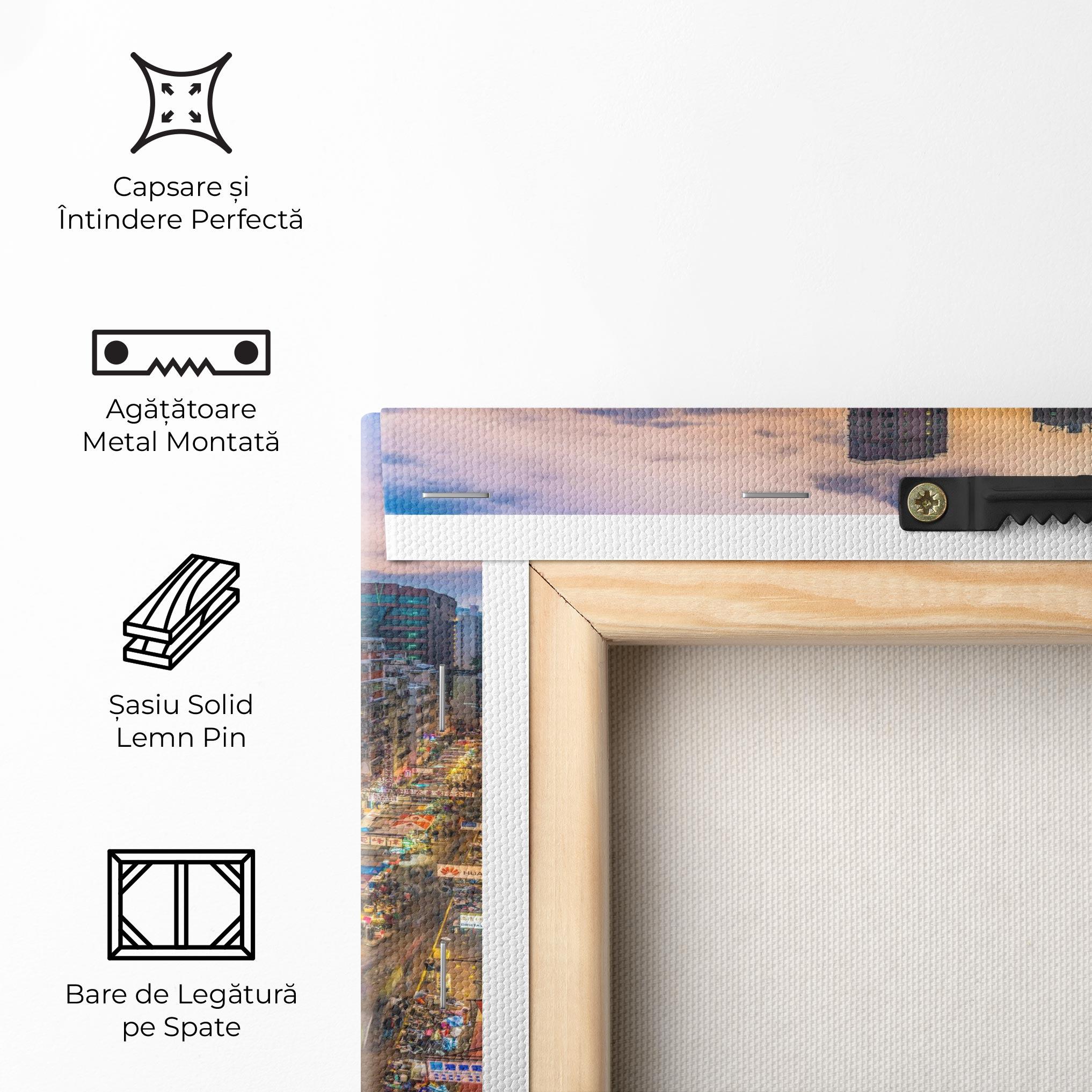 Tablou Canvas Colorful Building mockup 5