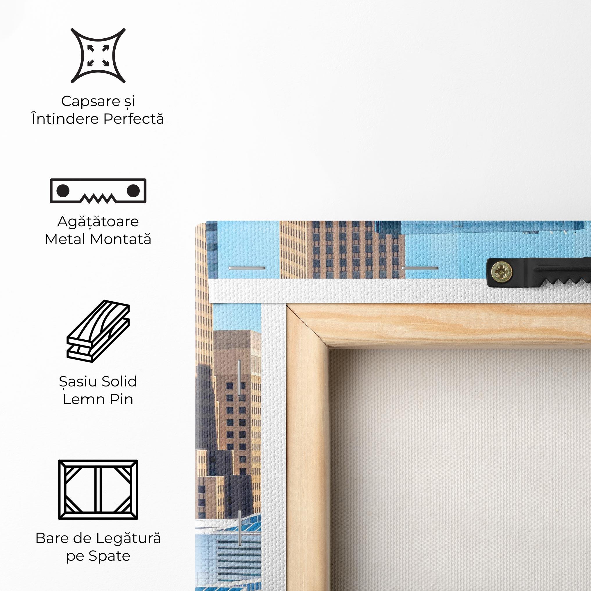 Tablou Canvas Colorful Urban Building mockup 5