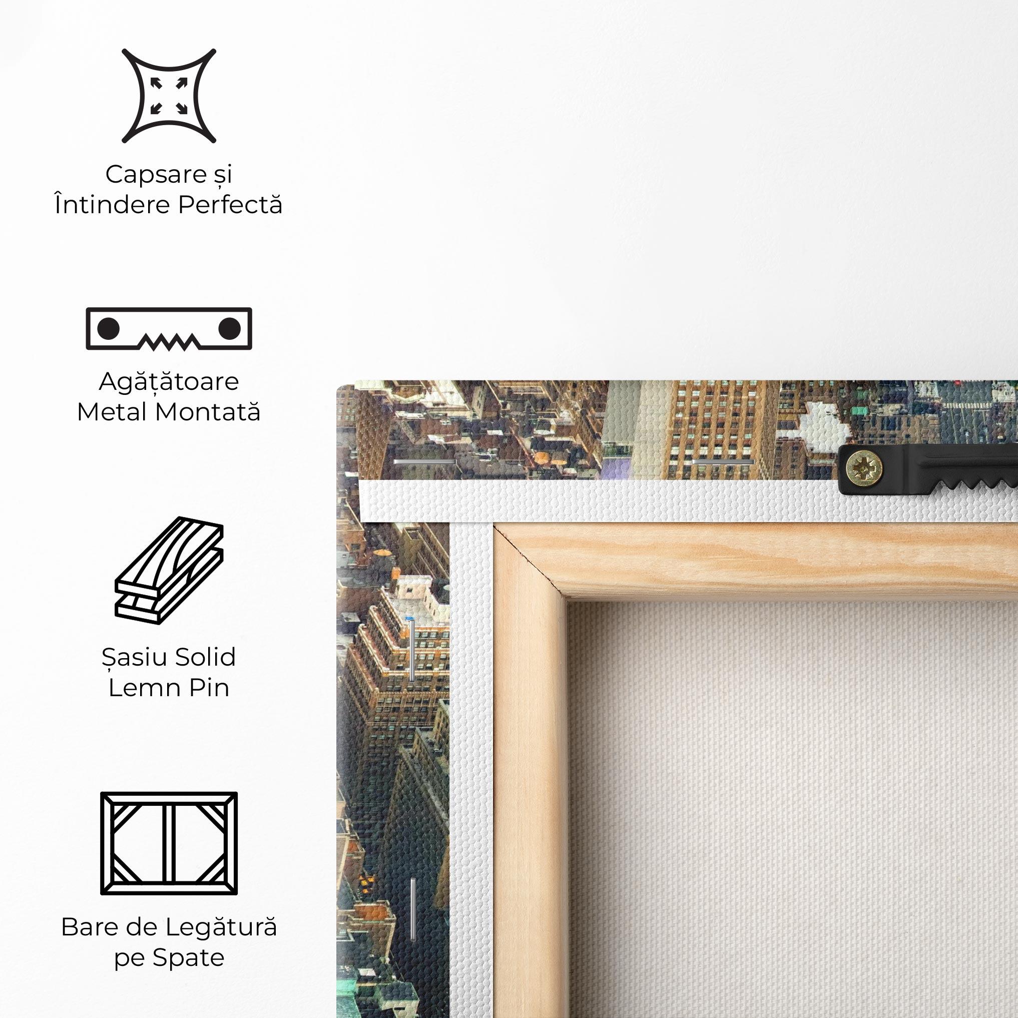 Tablou Canvas Cream Tall Building mockup 5