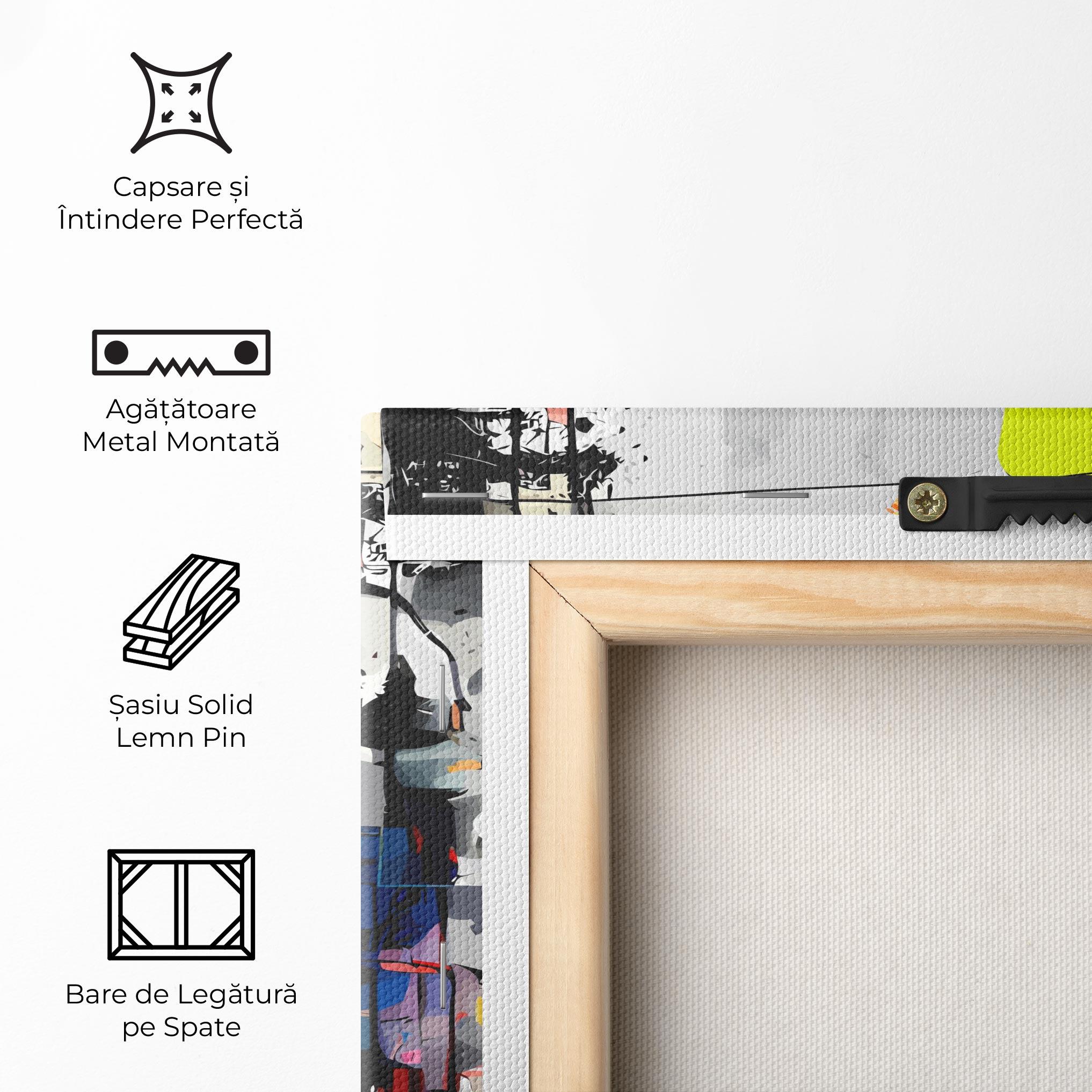 Tablou Canvas Grunge City Art mockup 5