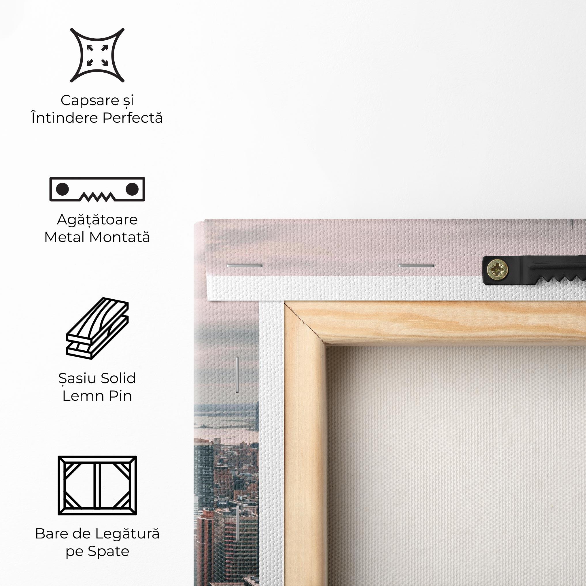 Tablou Canvas High View Building mockup 5