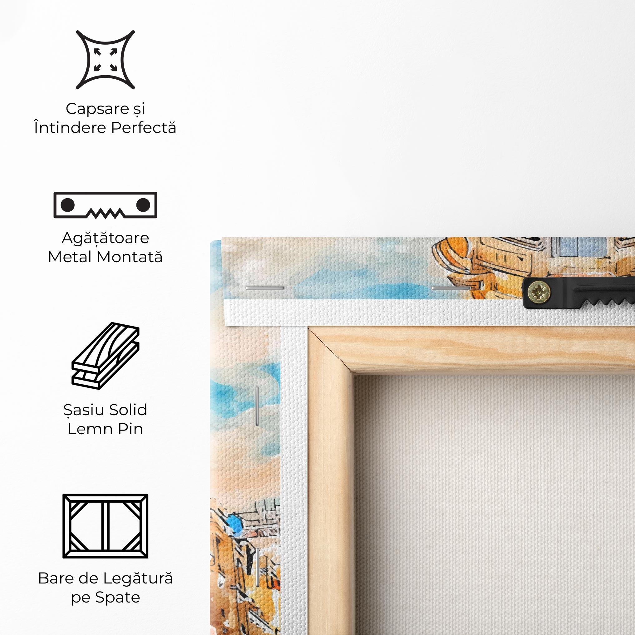 Tablou Canvas Paris Painting mockup 5