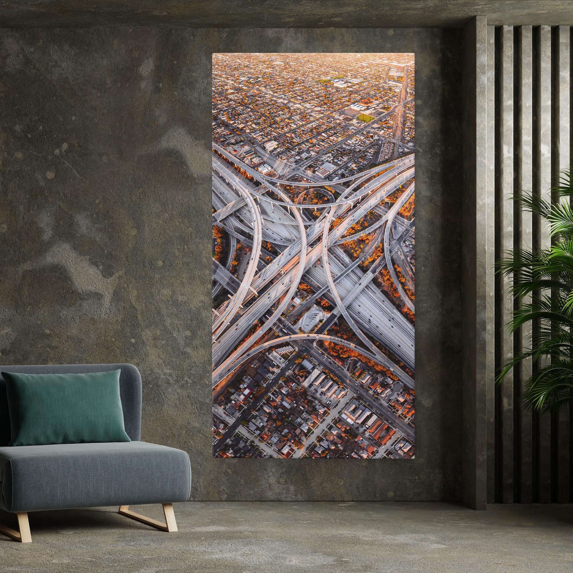 Tablou Canvas Big Road City mockup 7