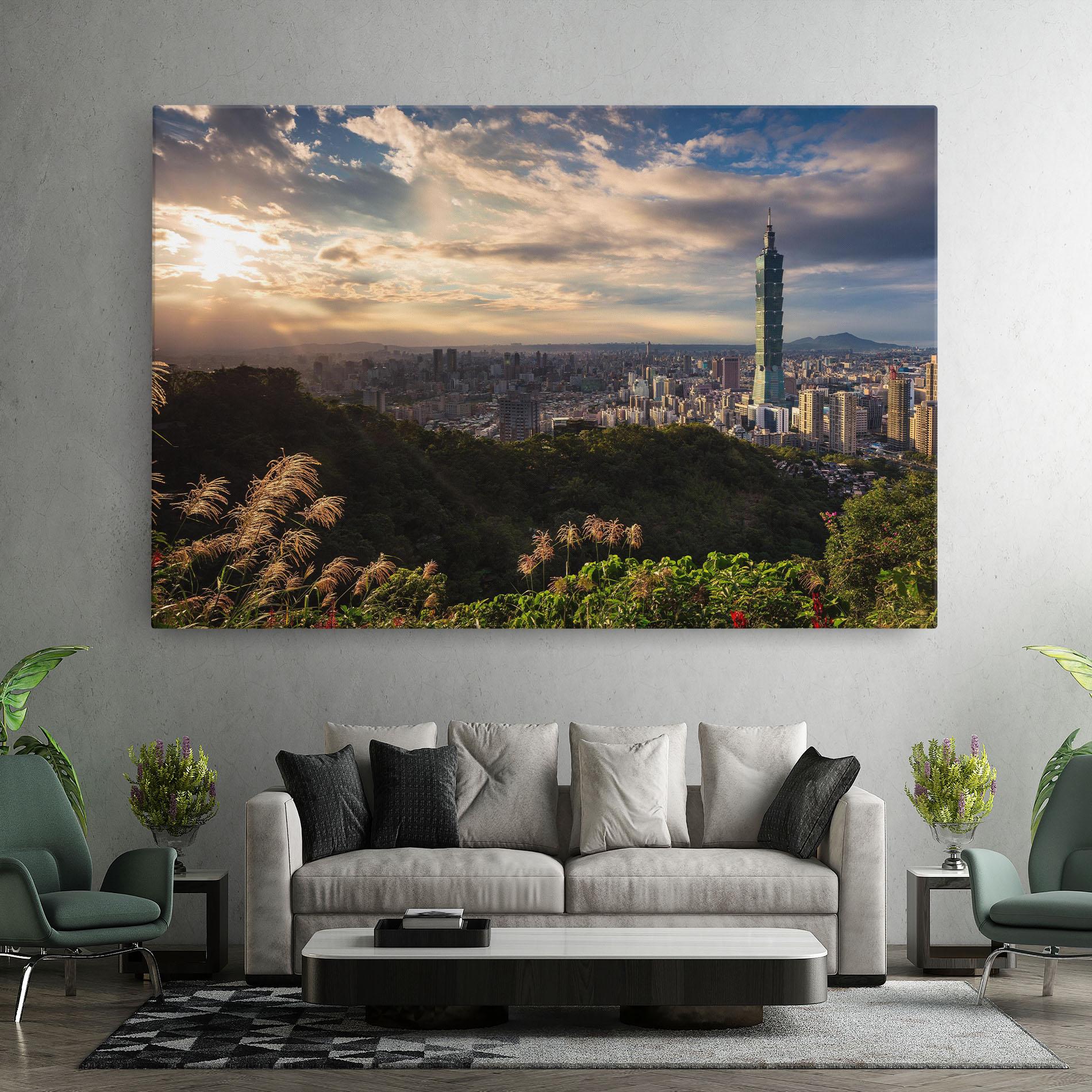 Tablou Canvas Big Building Daylight mockup 7