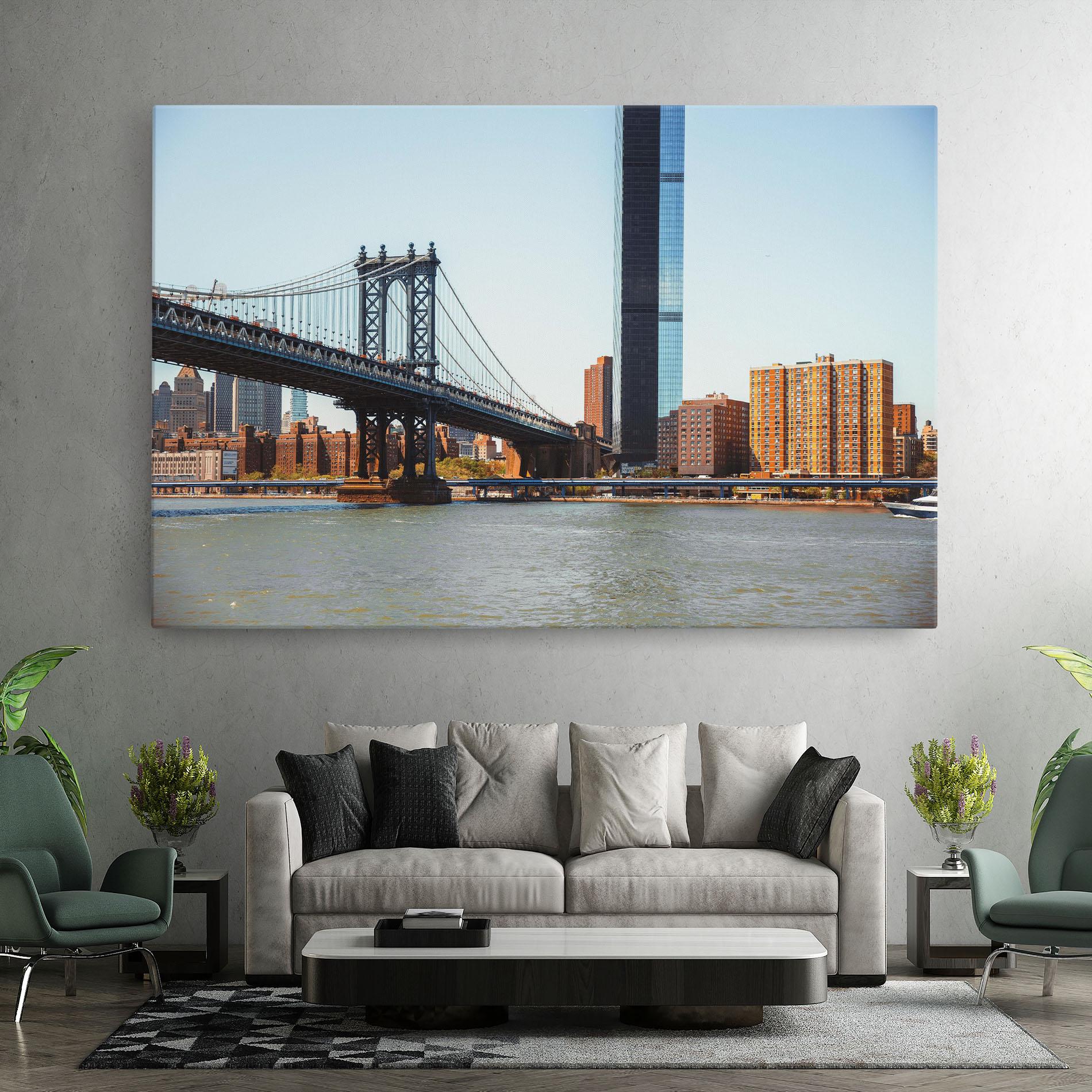 Tablou Canvas Big City Bridge mockup 7