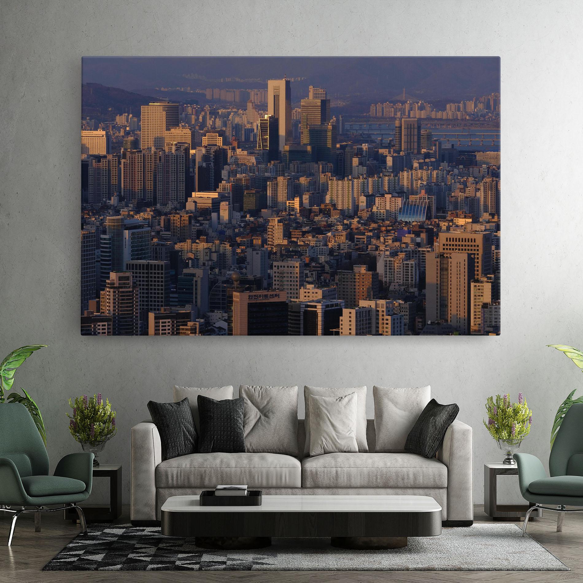 Tablou Canvas Big City mockup 7