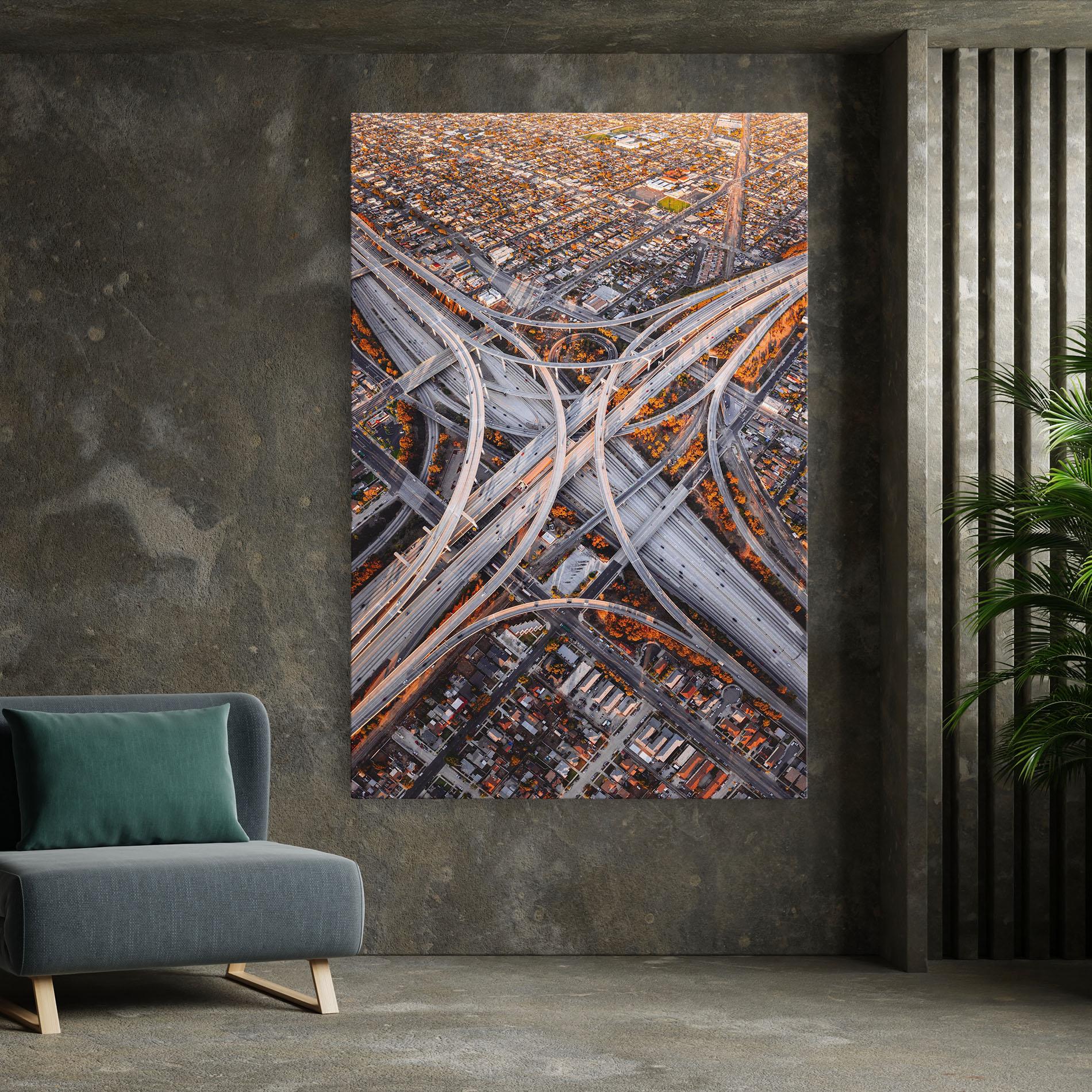 Tablou Canvas Big Road City mockup 7