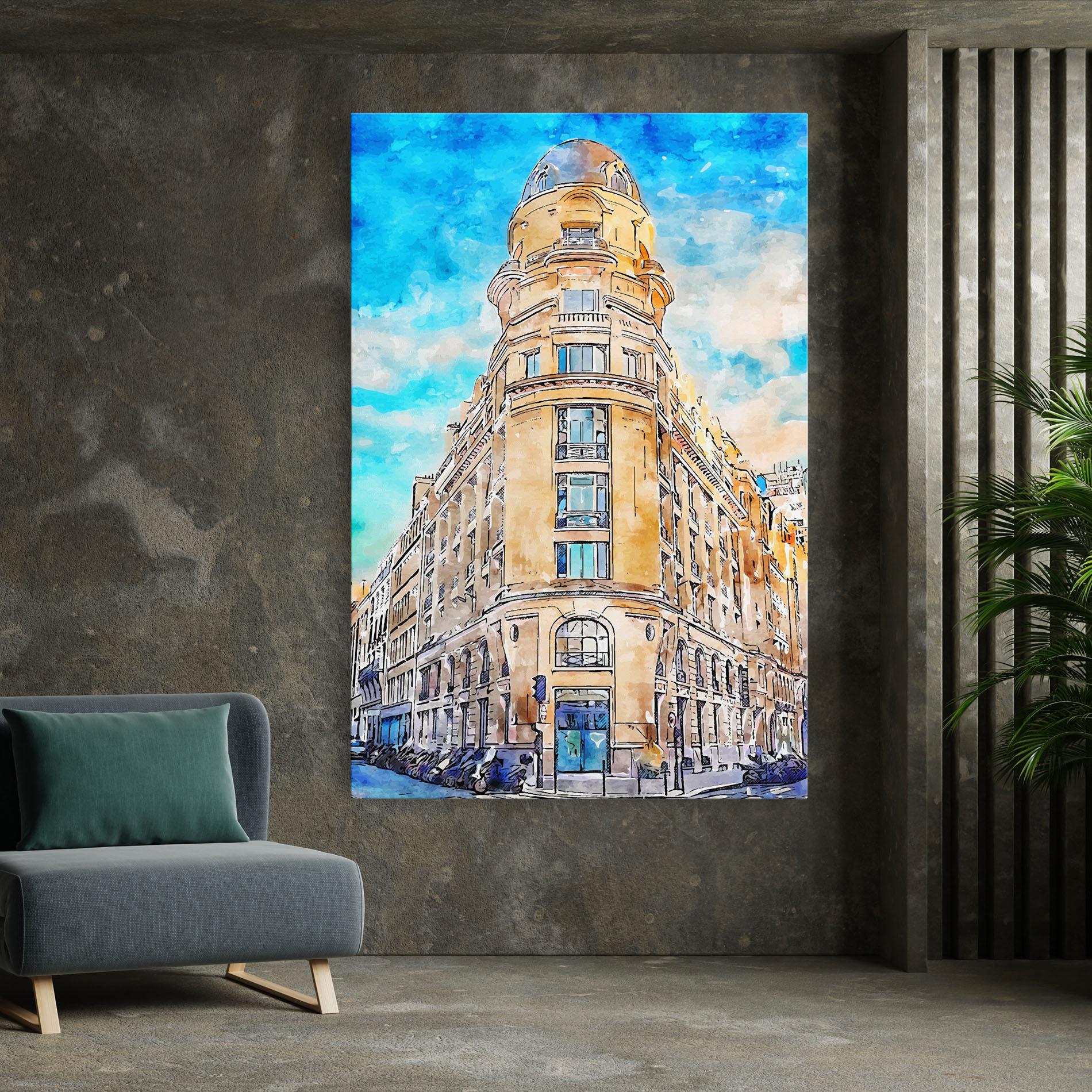 Tablou Canvas Paris Painting mockup 7
