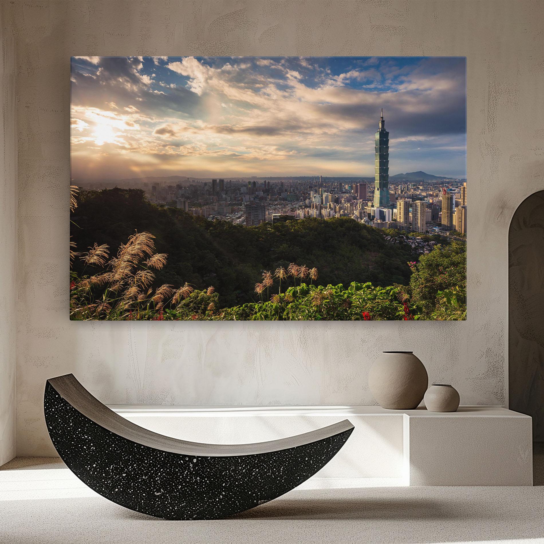 Tablou Canvas Big Building Daylight mockup 8