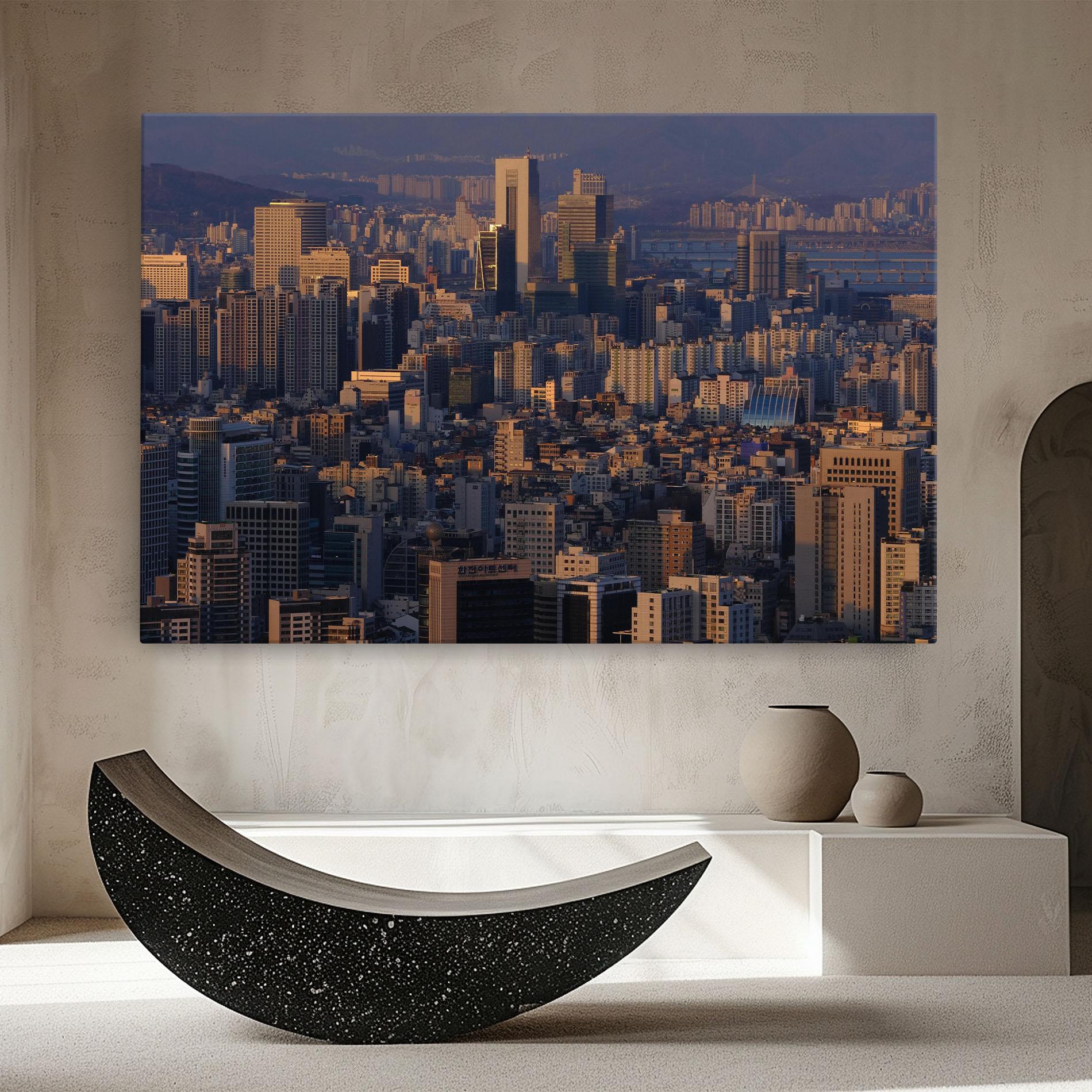 Tablou Canvas Big City mockup 8