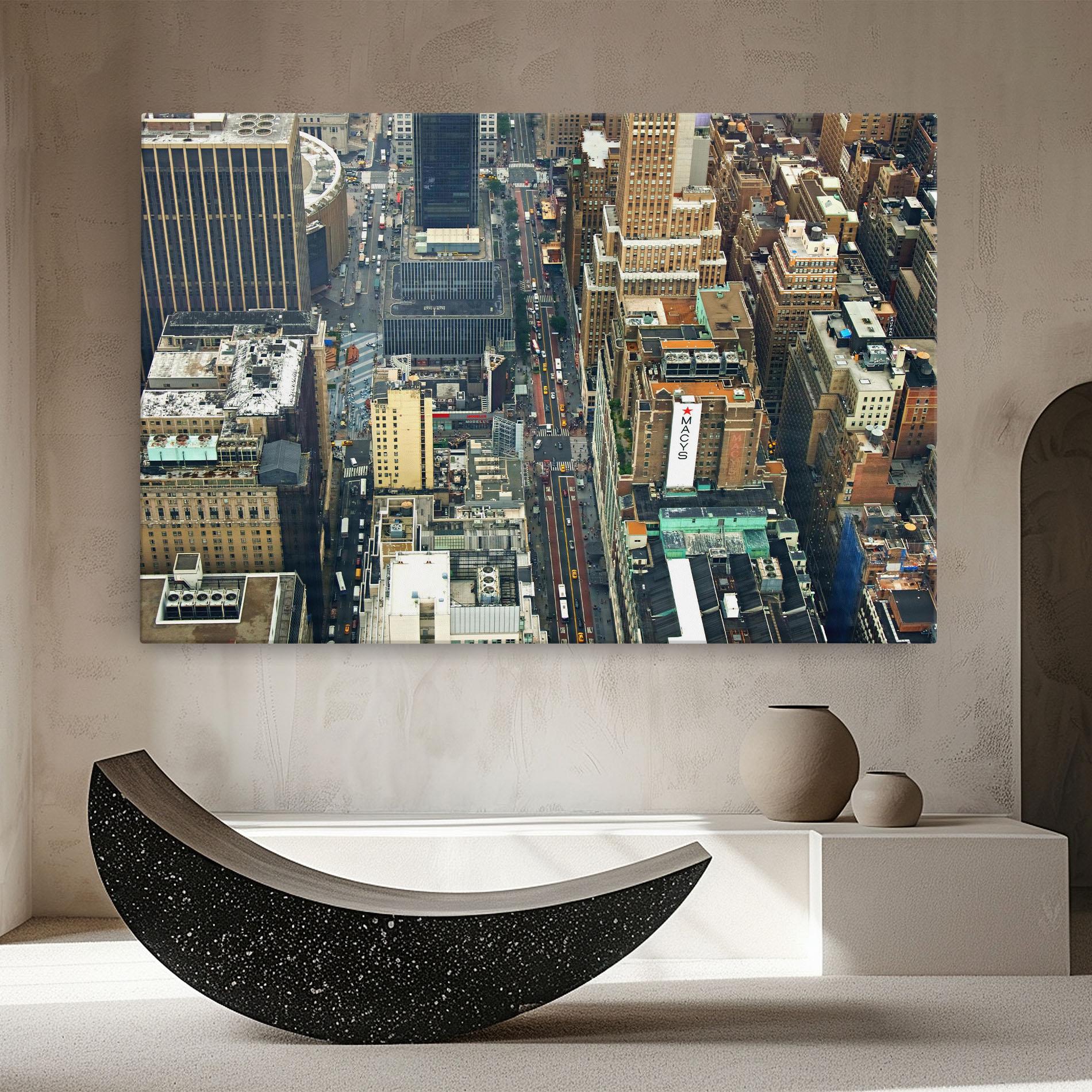 Tablou Canvas Cream Tall Building mockup 8