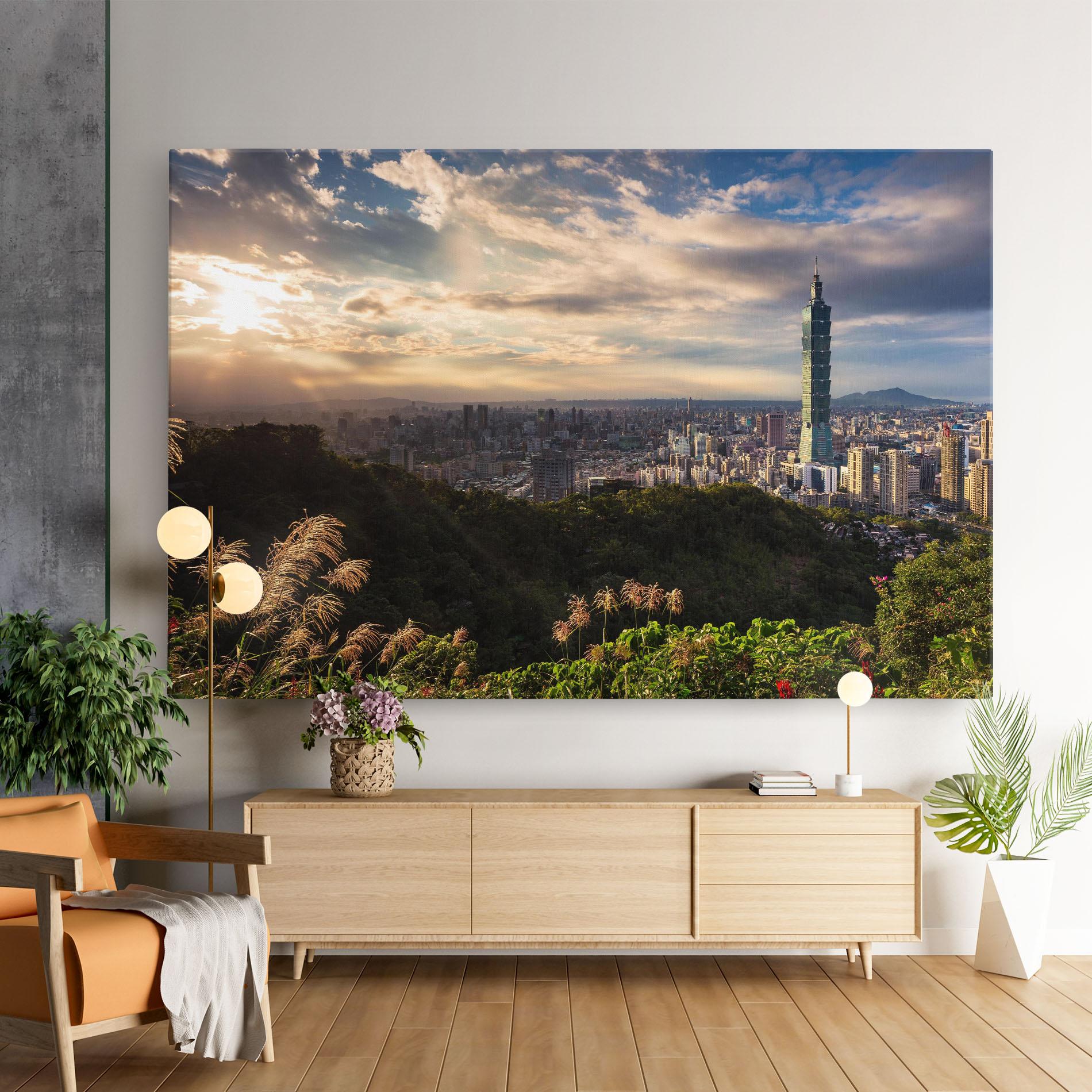 Tablou Canvas Big Building Daylight mockup 9