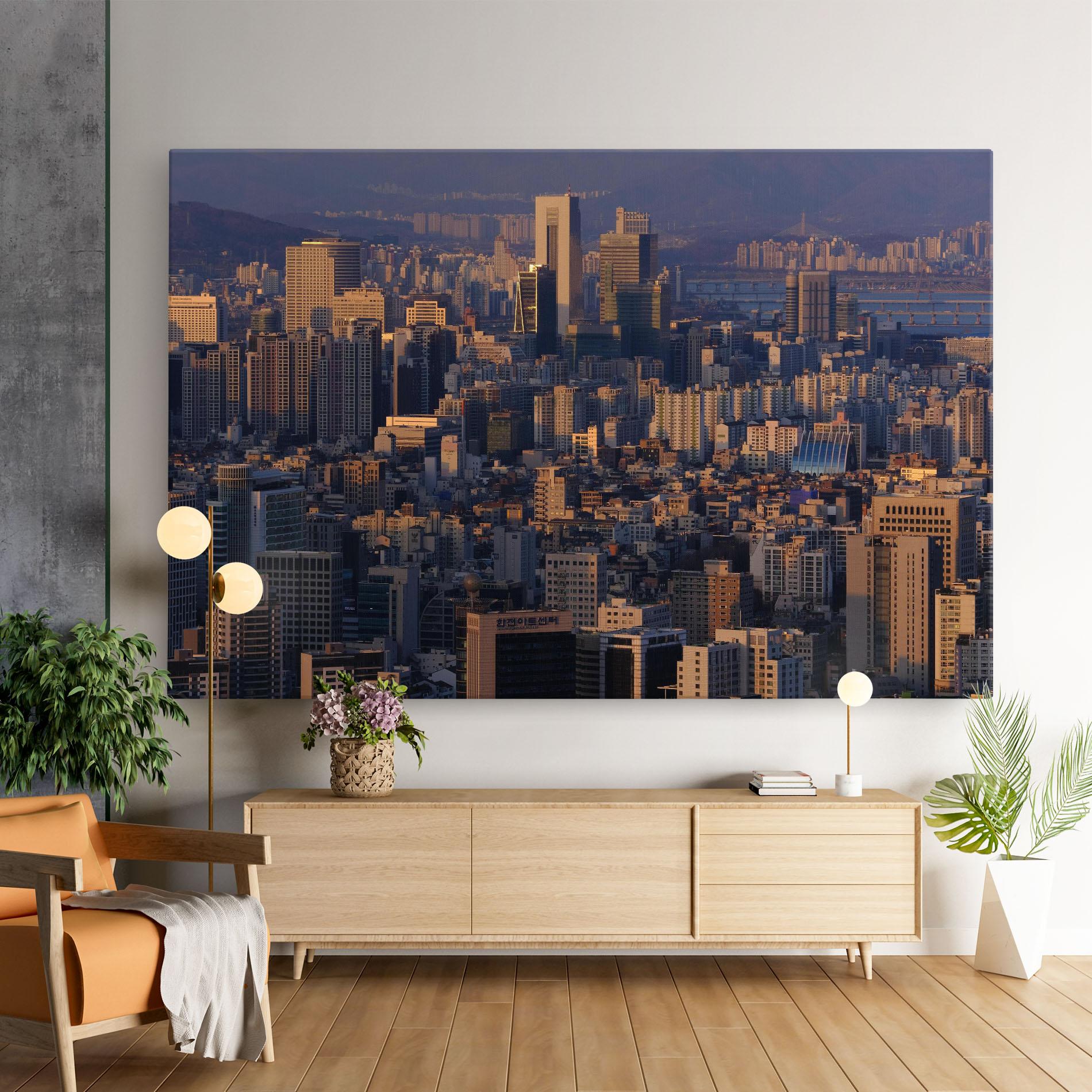 Tablou Canvas Big City mockup 9