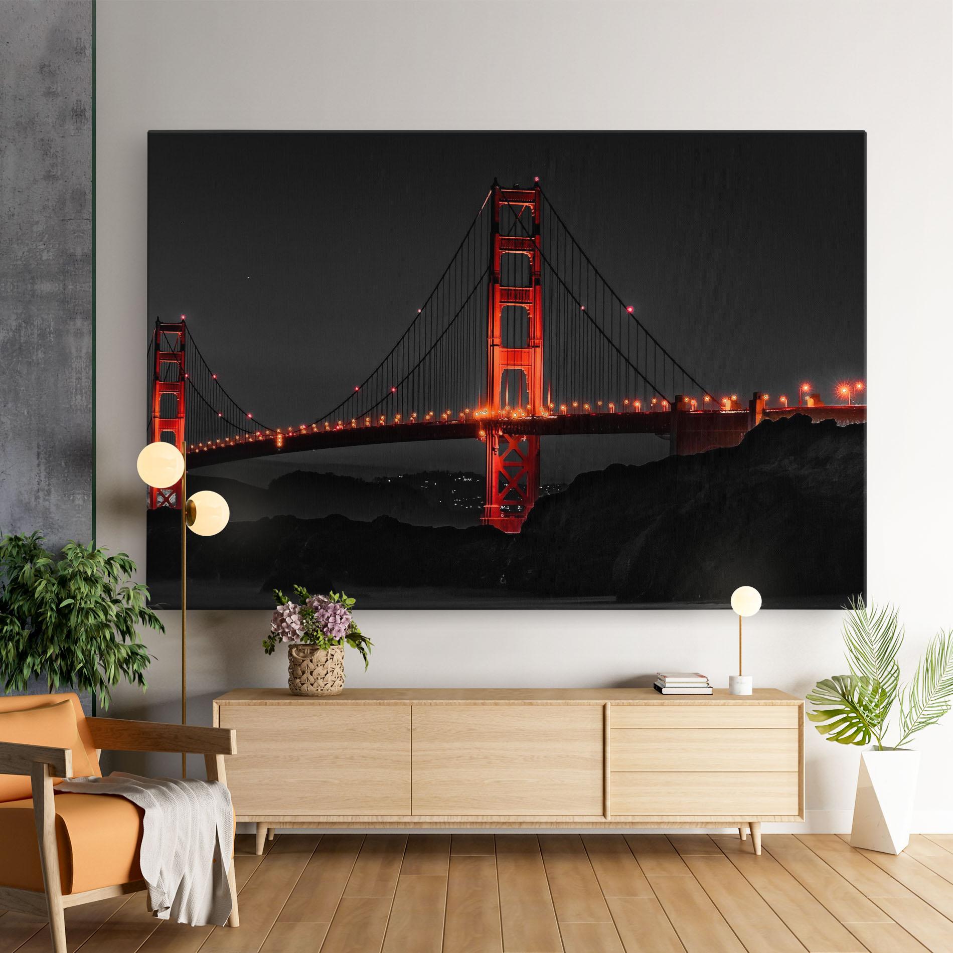 Tablou Canvas Golden Gate Bridge mockup 9