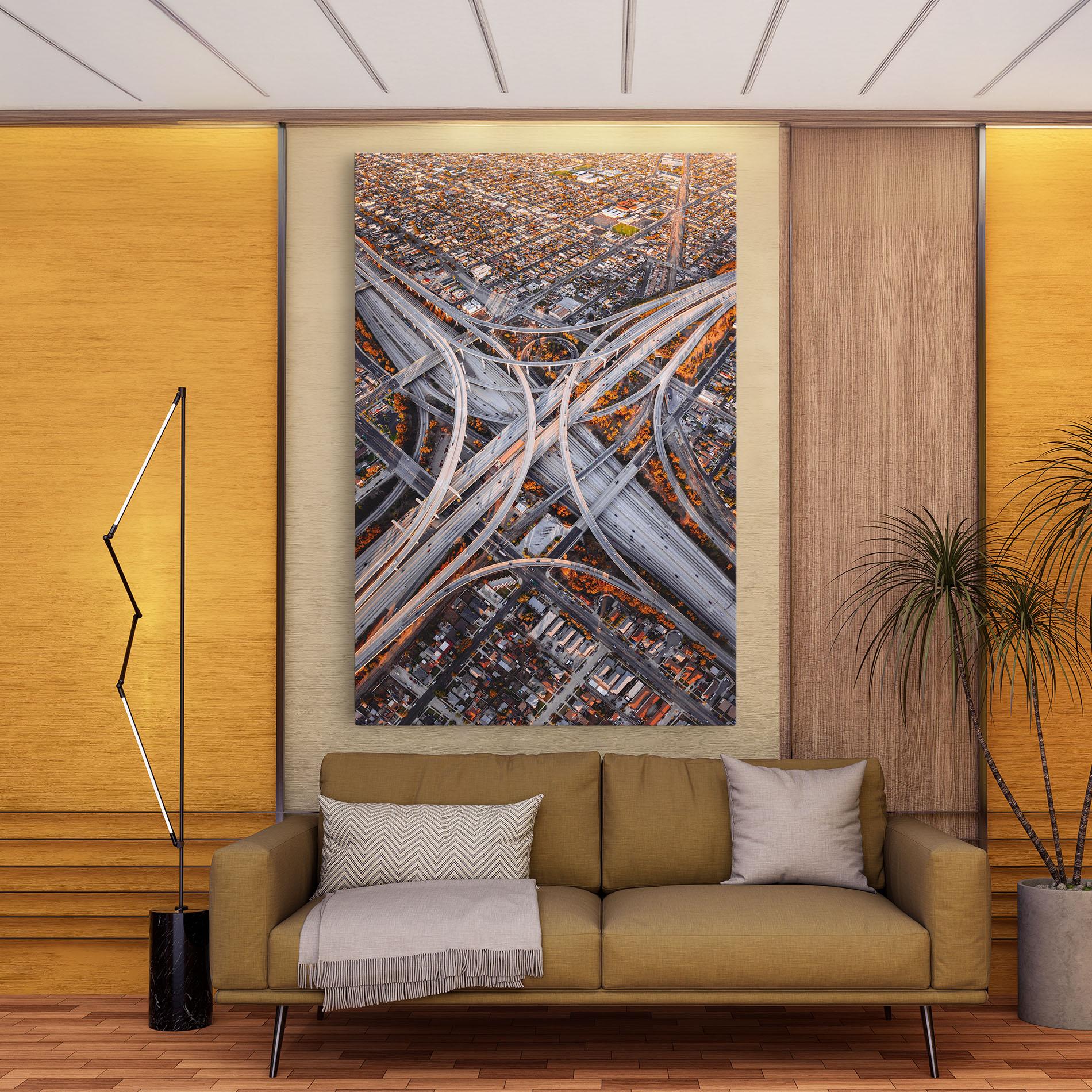 Tablou Canvas Big Road City mockup 9