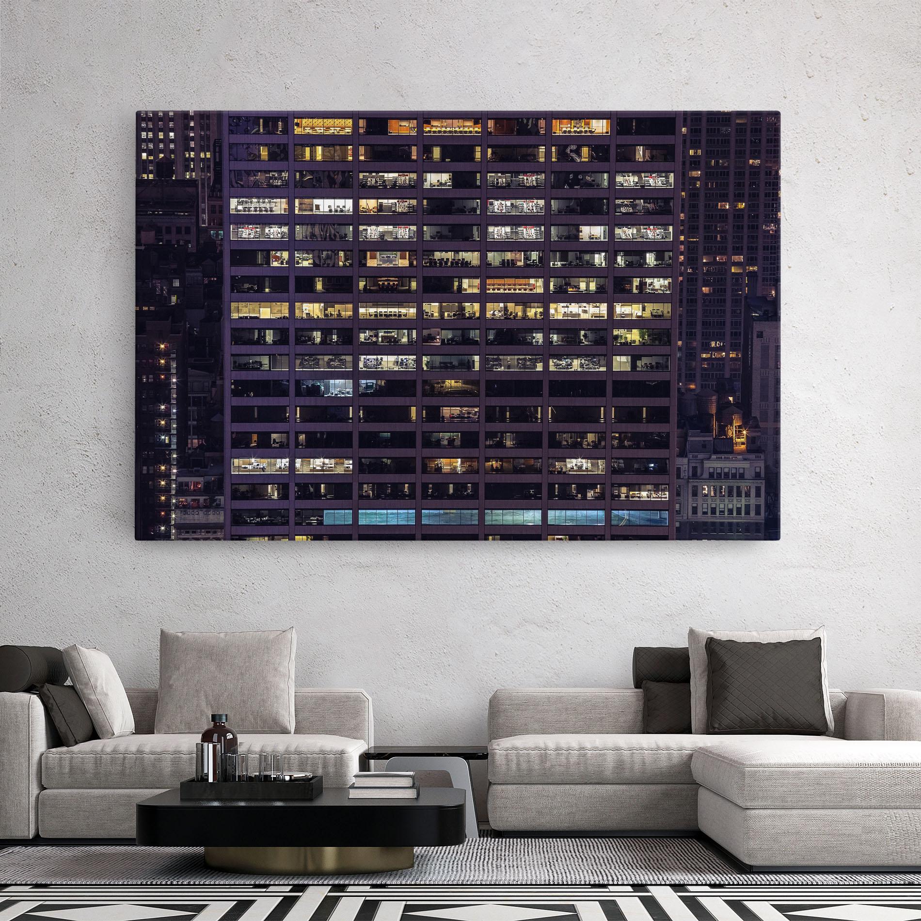 Tablou Canvas Building Lights mockup 2