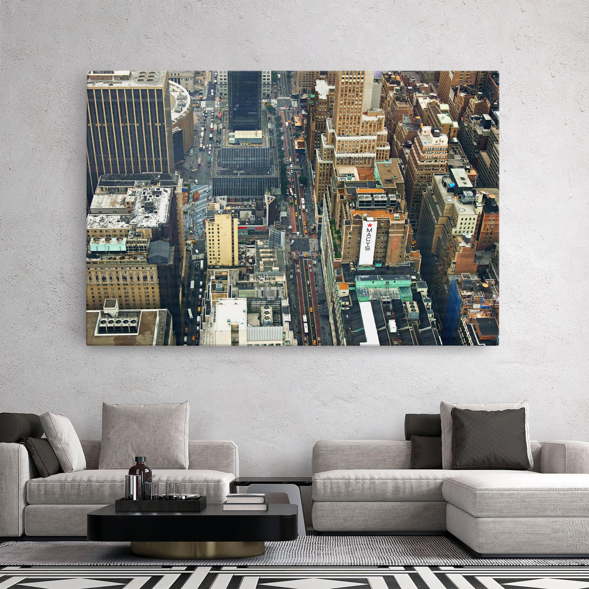 Tablou Canvas Cream Tall Building mockup 2