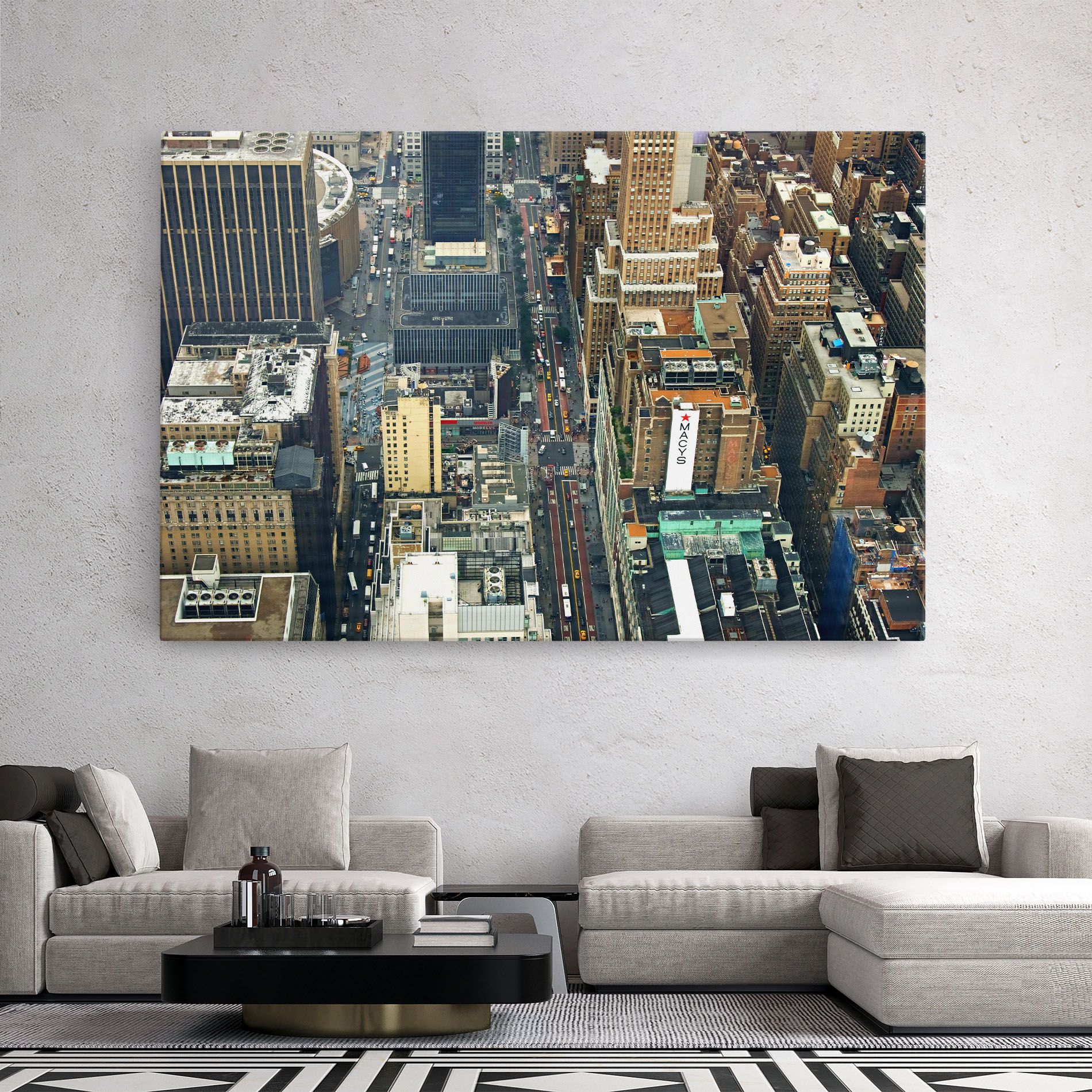 Cream Tall Building mockup 2