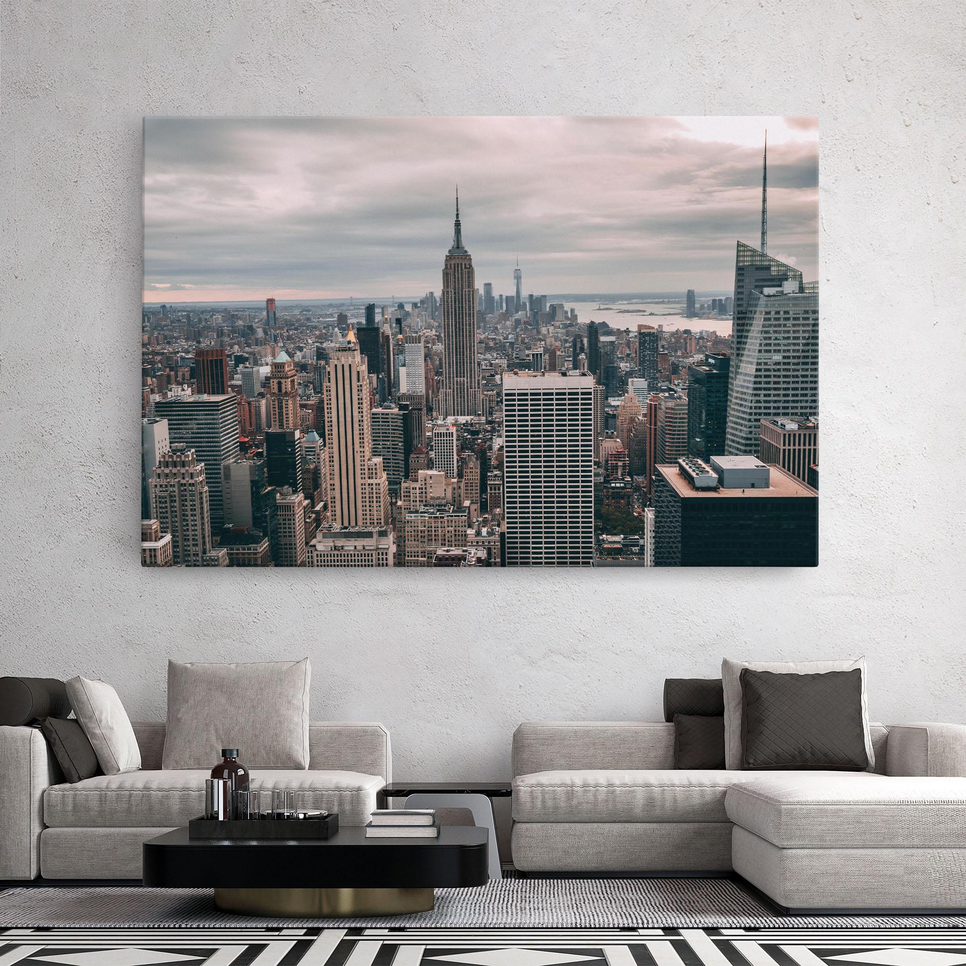 Tablou Canvas High View Building mockup 2