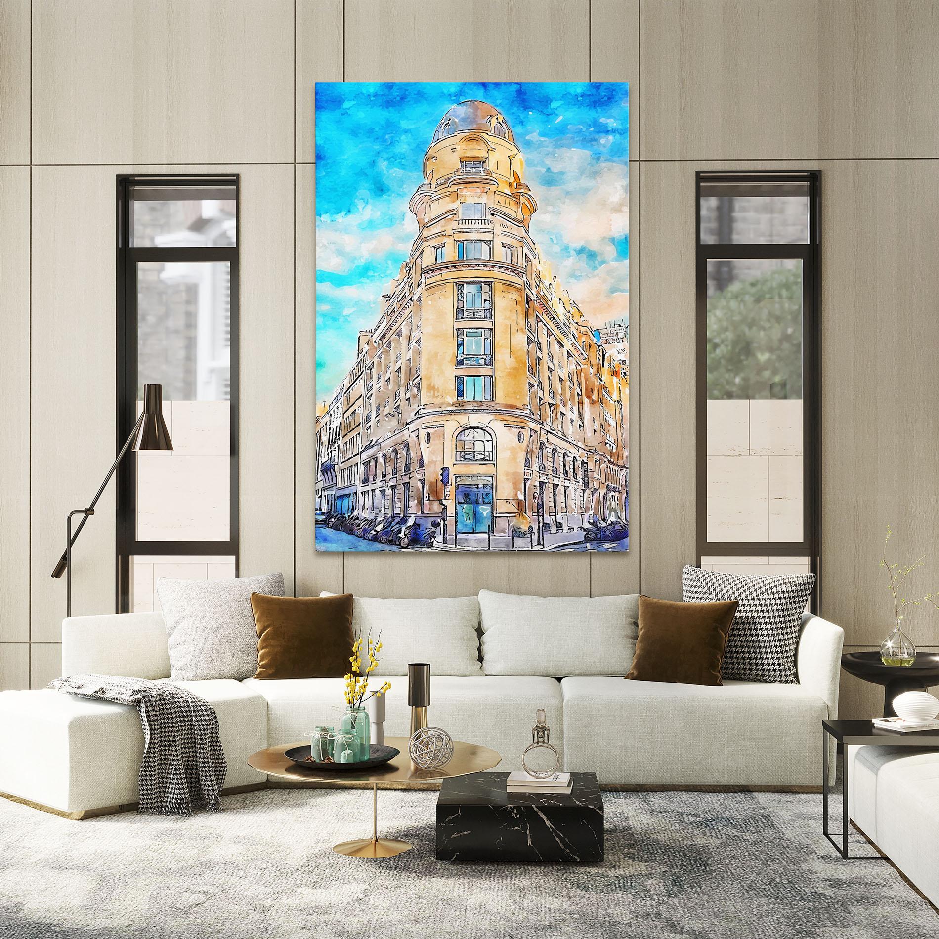 Tablou Canvas Paris Painting mockup 2