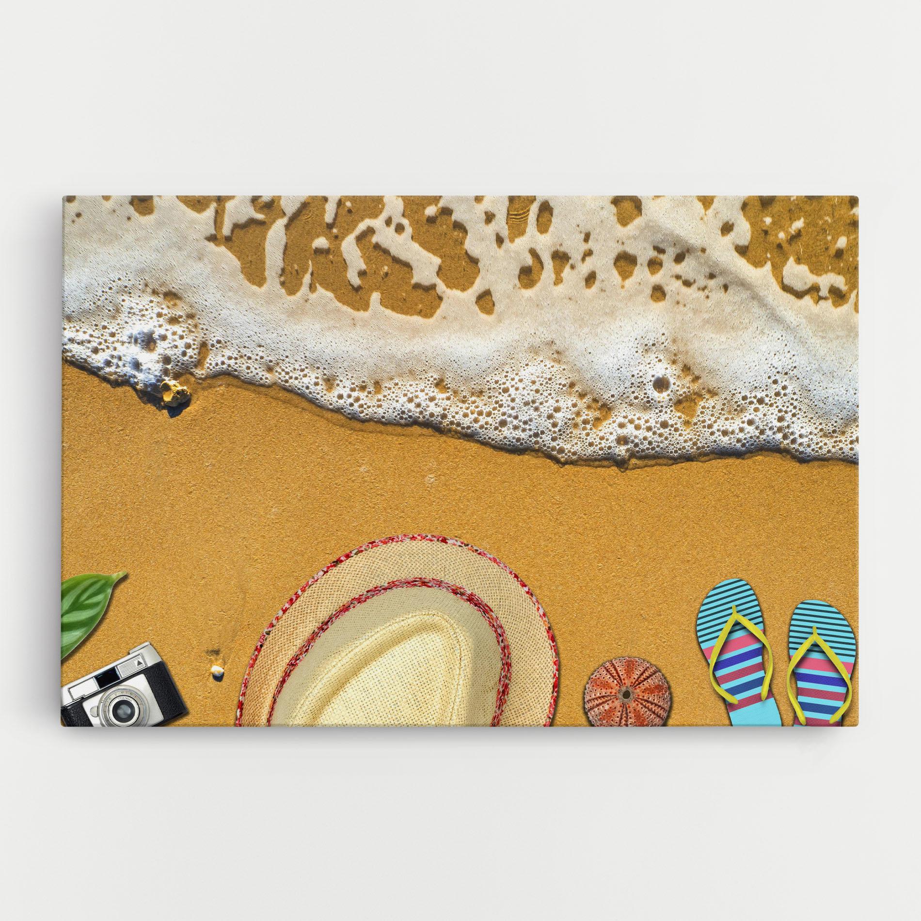 Tablou Canvas Beach Accessories mockup 0