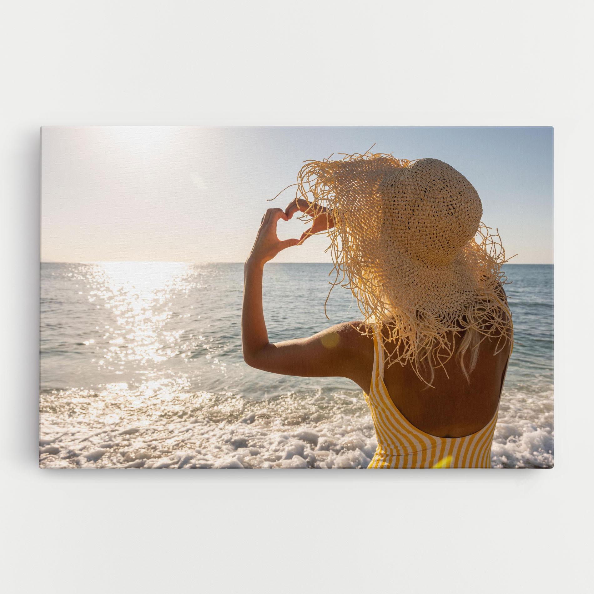 Tablou Canvas Heart Symbol mockup 0