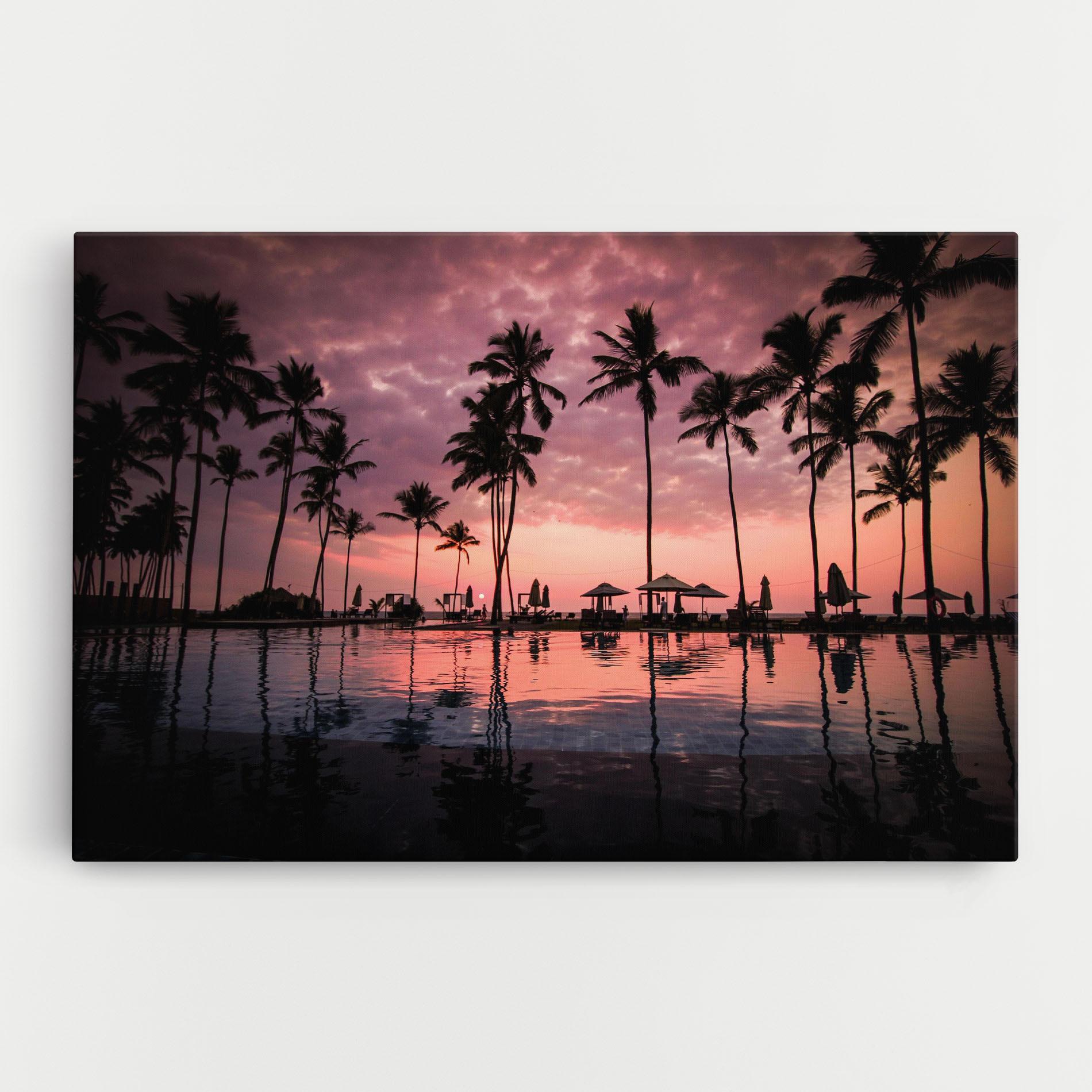 Tablou Canvas Purple Sunset mockup 0
