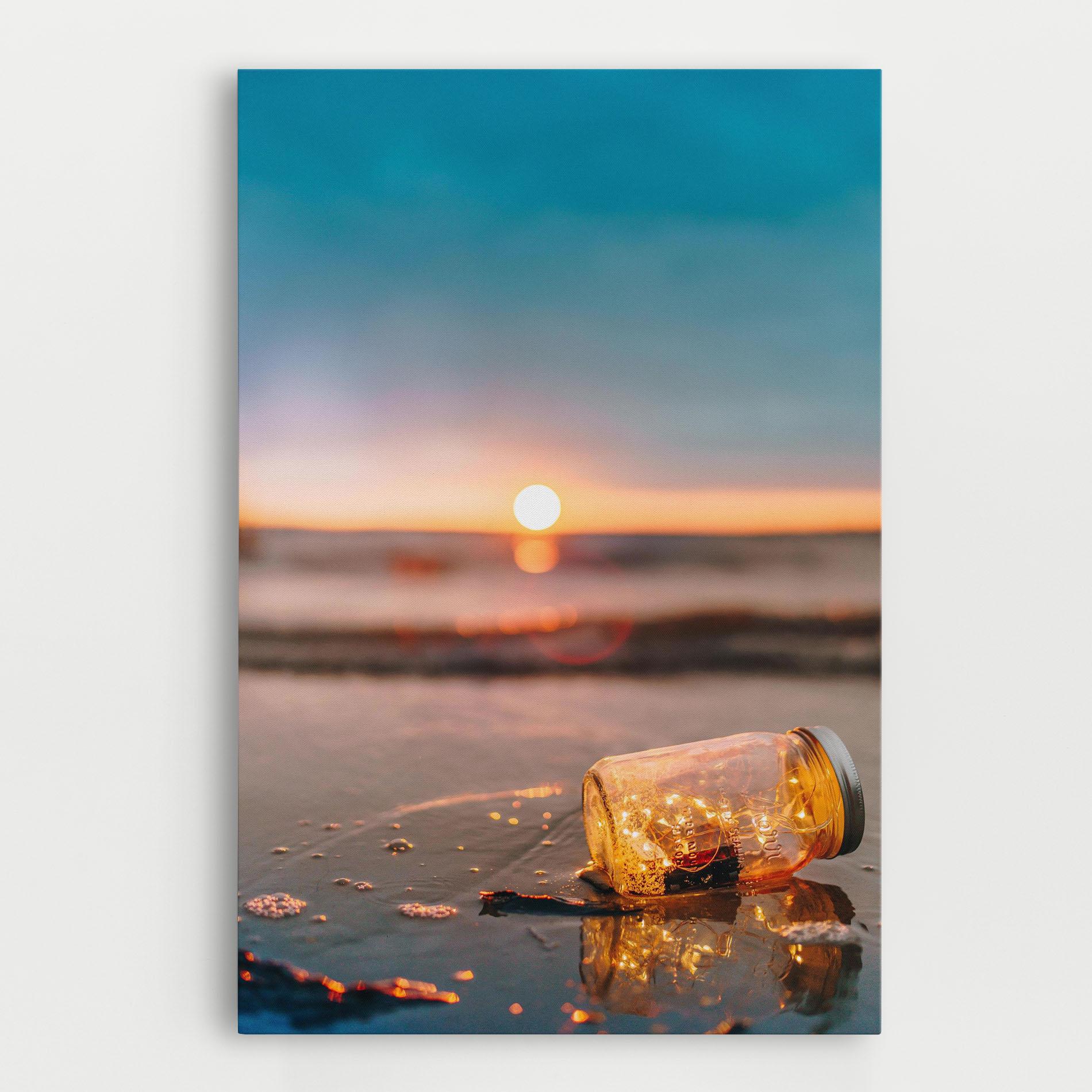 Tablou Canvas Jar With Lights mockup 0