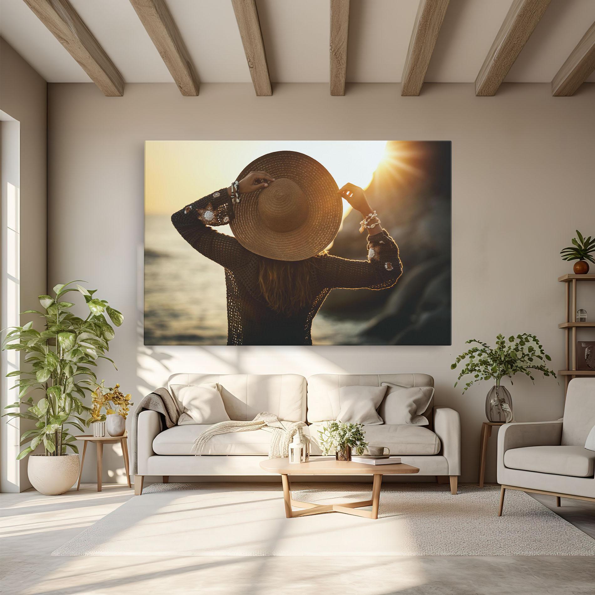 Tablou Canvas Enjoying Sunset mockup 6