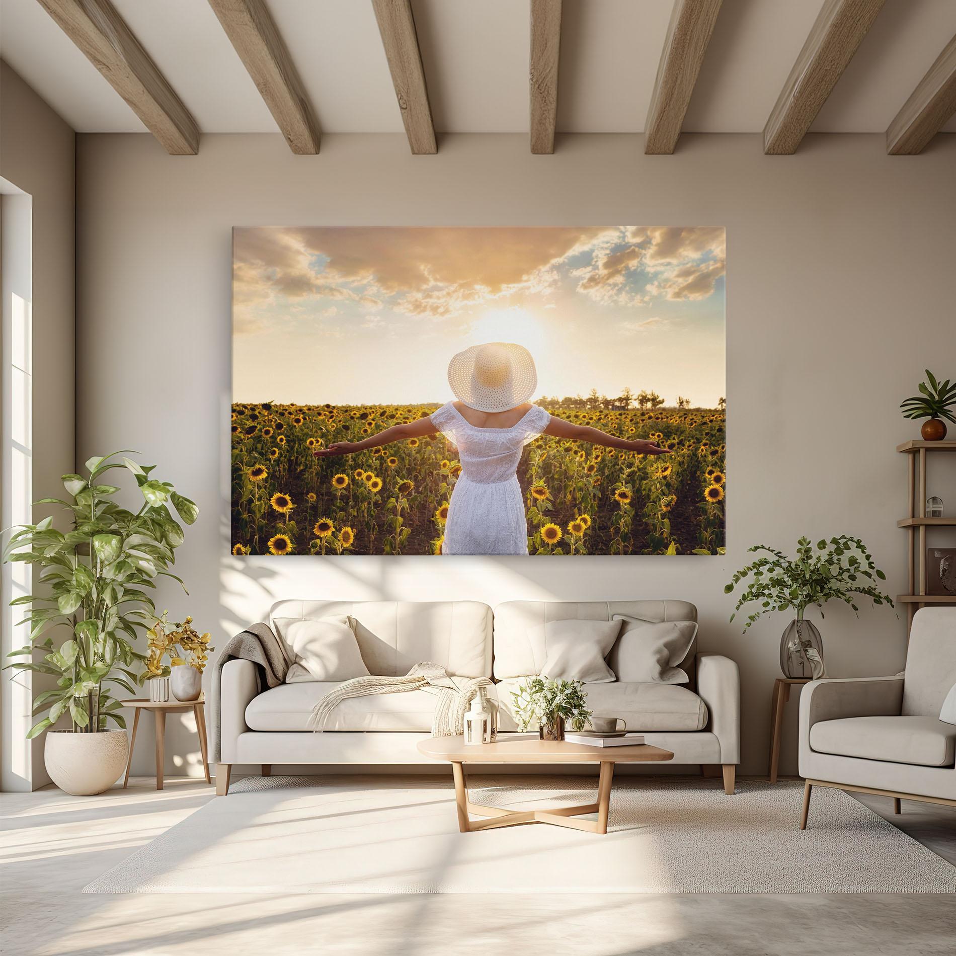 Tablou Canvas Girl In Nature mockup 6