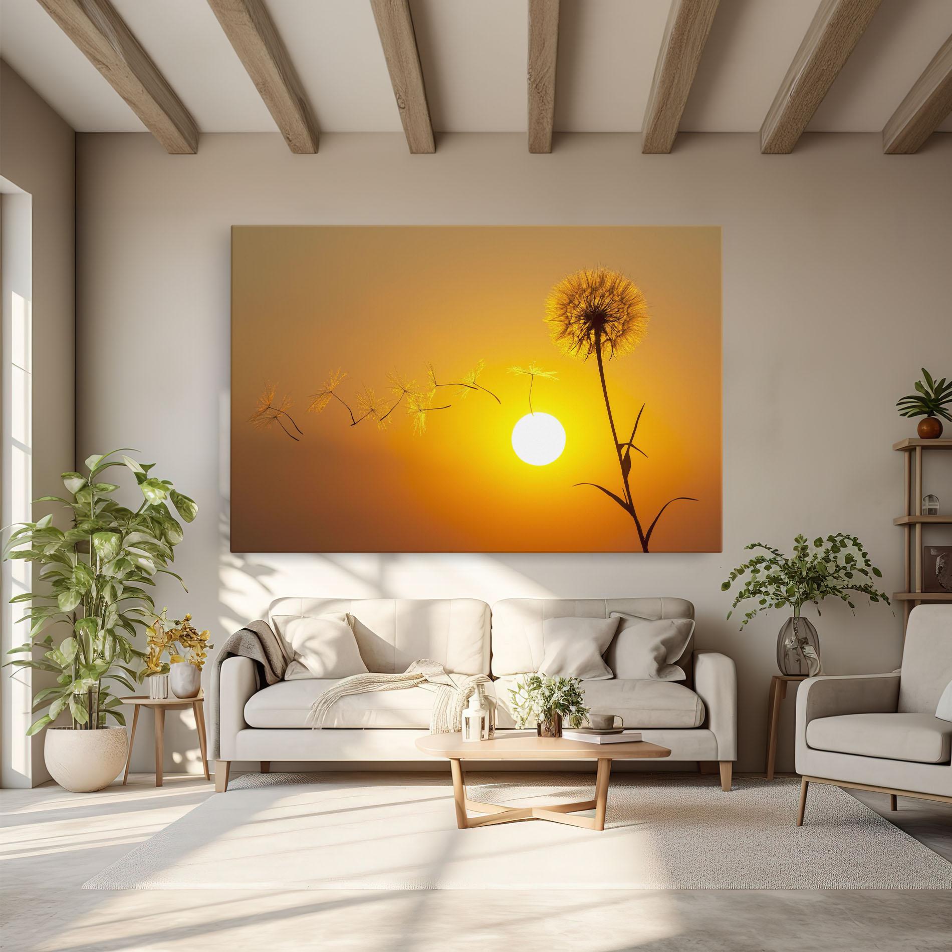 Tablou Canvas Summer Dandelion mockup 6