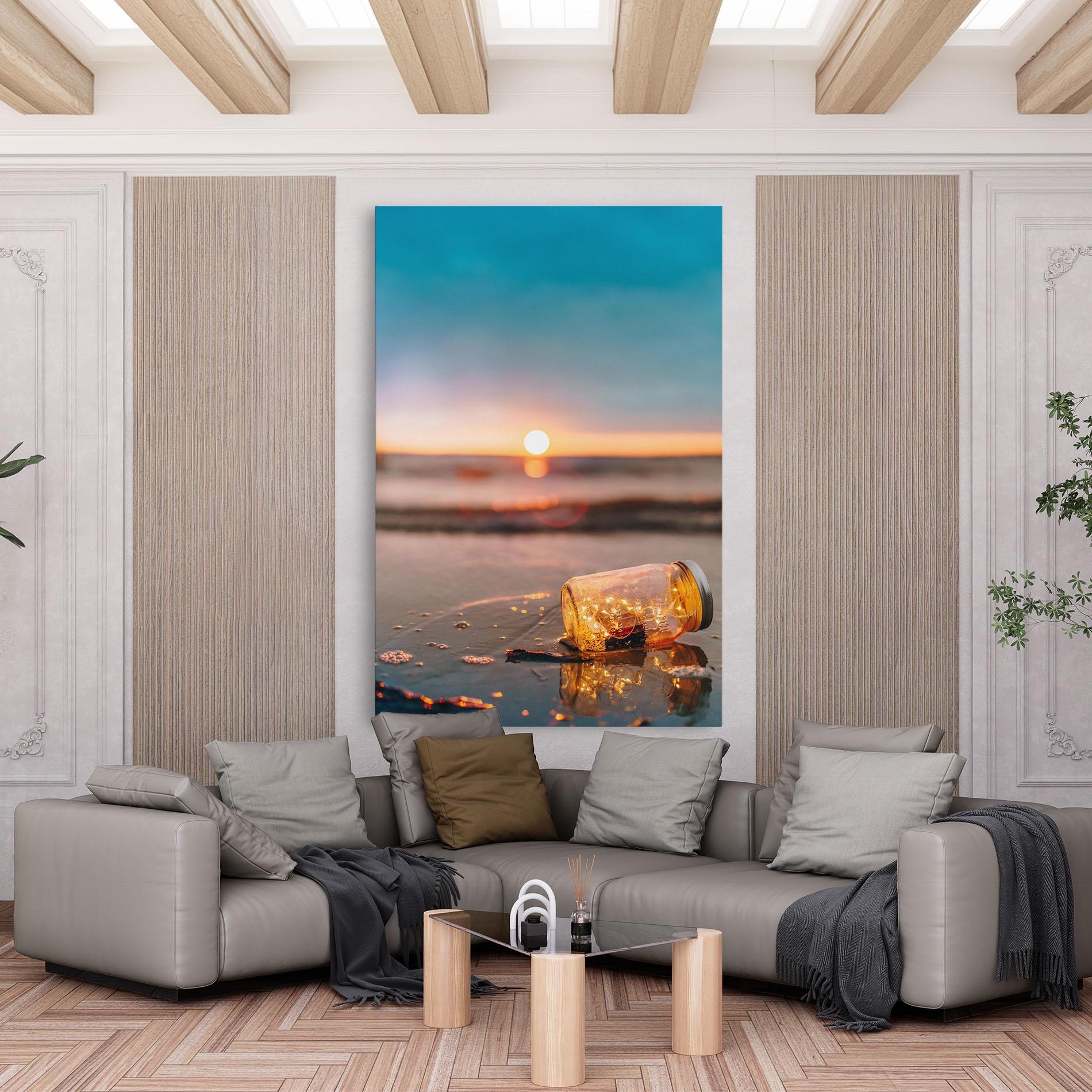 Tablou Canvas Jar With Lights mockup 6