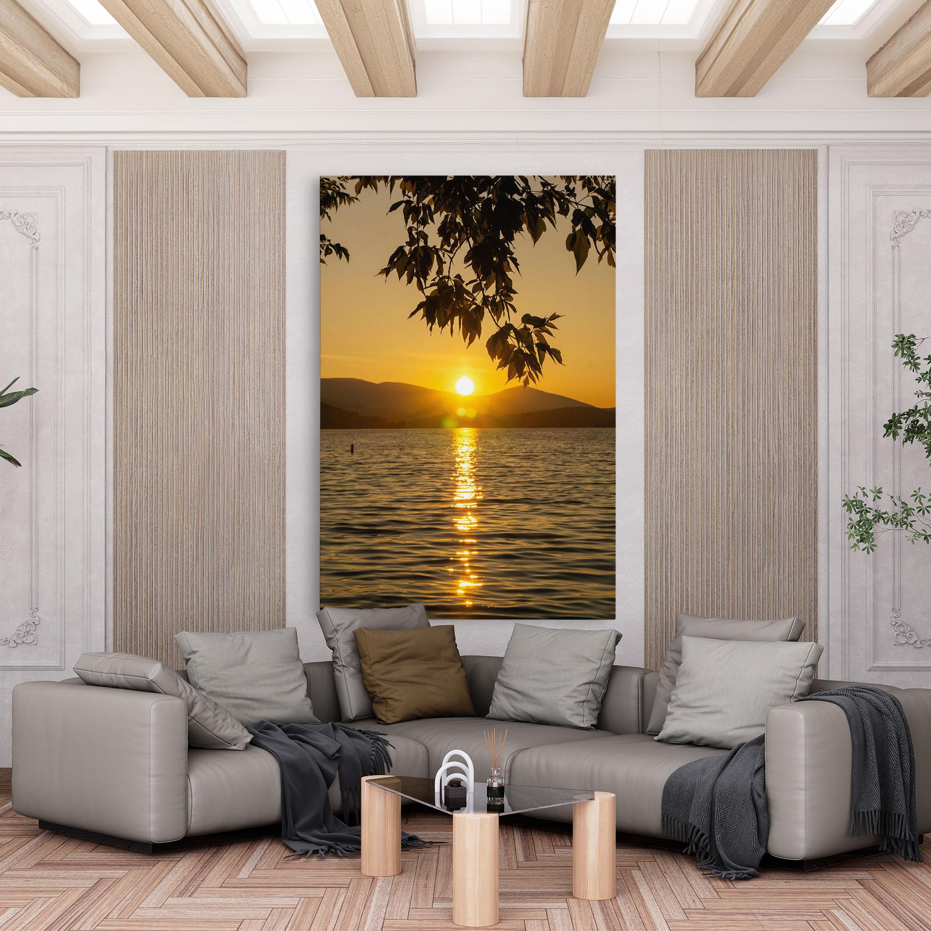 Tablou Canvas Yellow Sunrise mockup 6