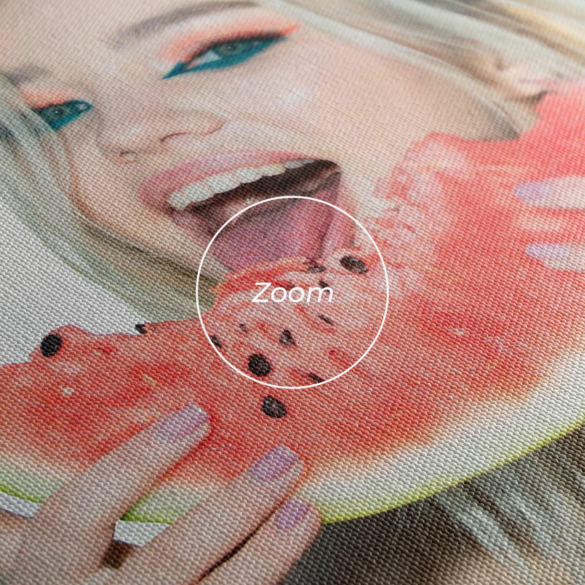 Tablou Canvas Eating Watermelon mockup 3