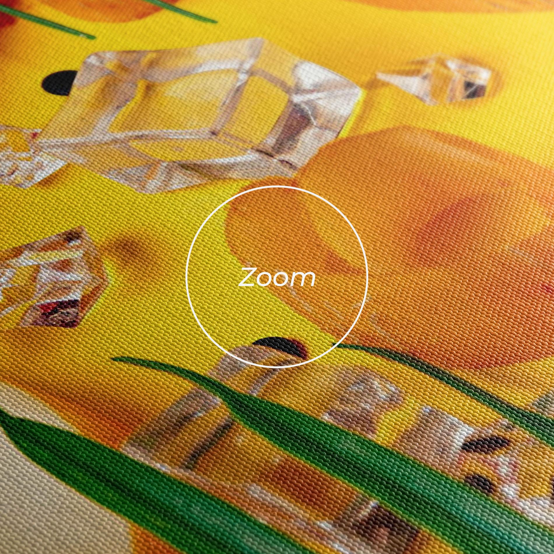 Tablou Canvas Ice Cubes Fruits mockup 3