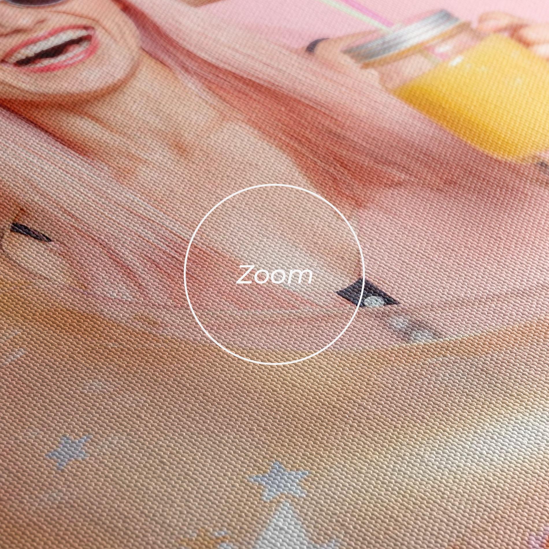 Tablou Canvas Joyful Pink Woman mockup 3