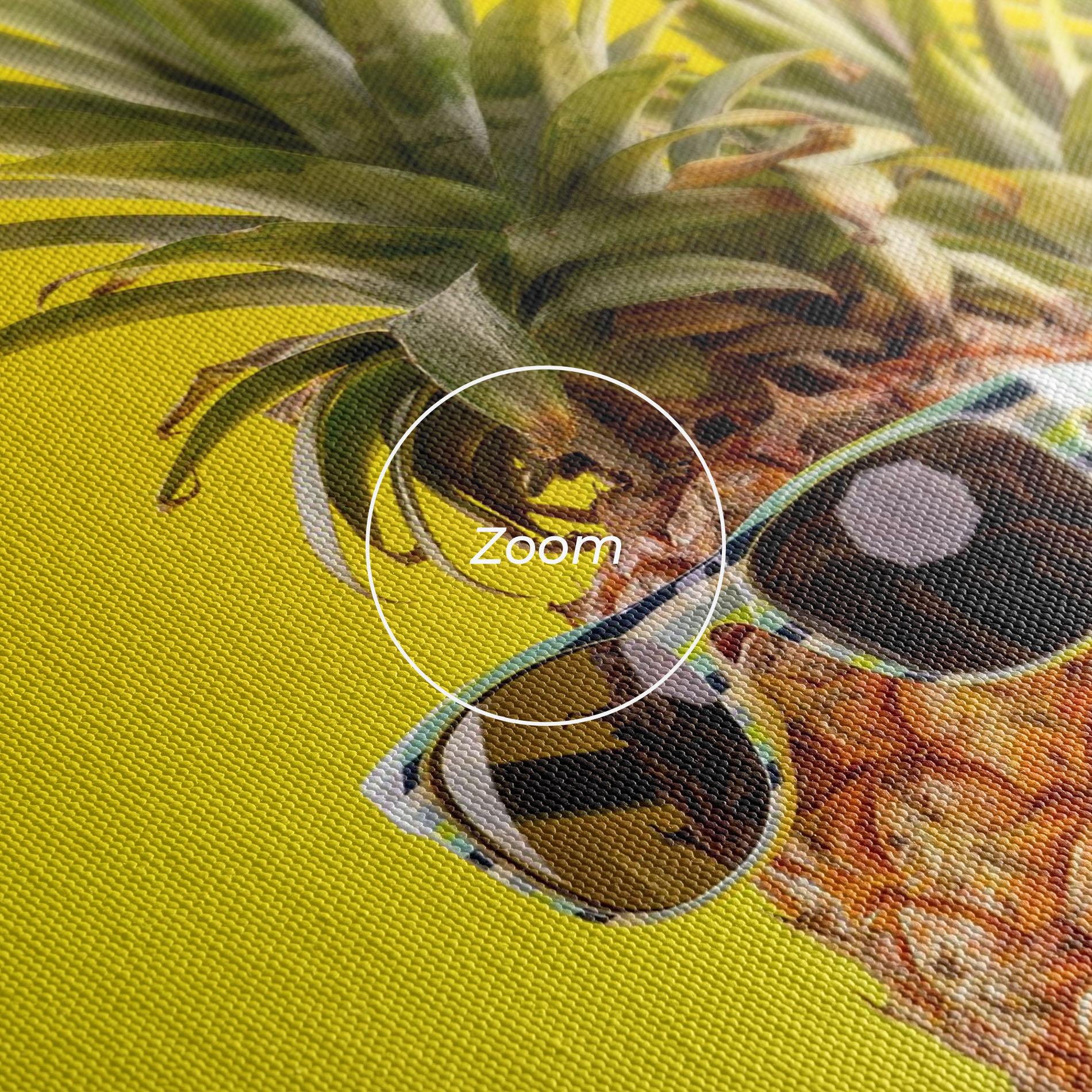 Tablou Canvas Pineapple Looking Up mockup 3