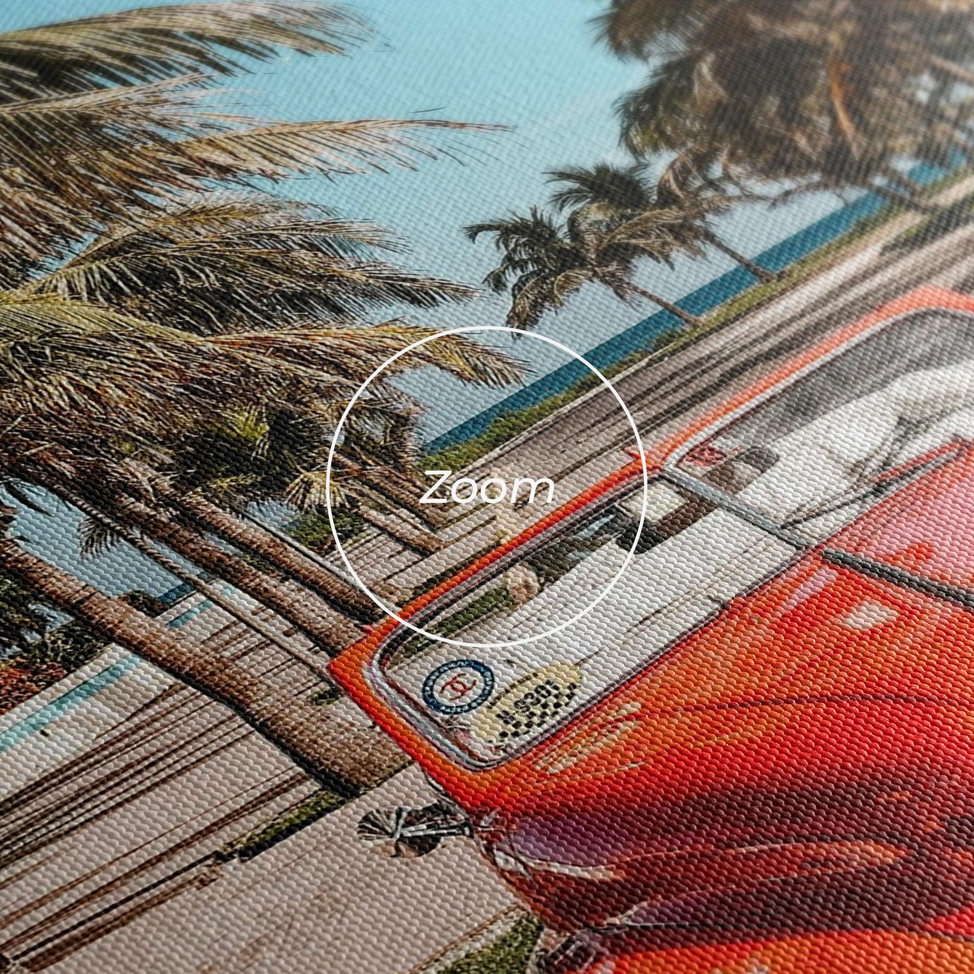 Tablou Canvas Red Summer Car mockup 3