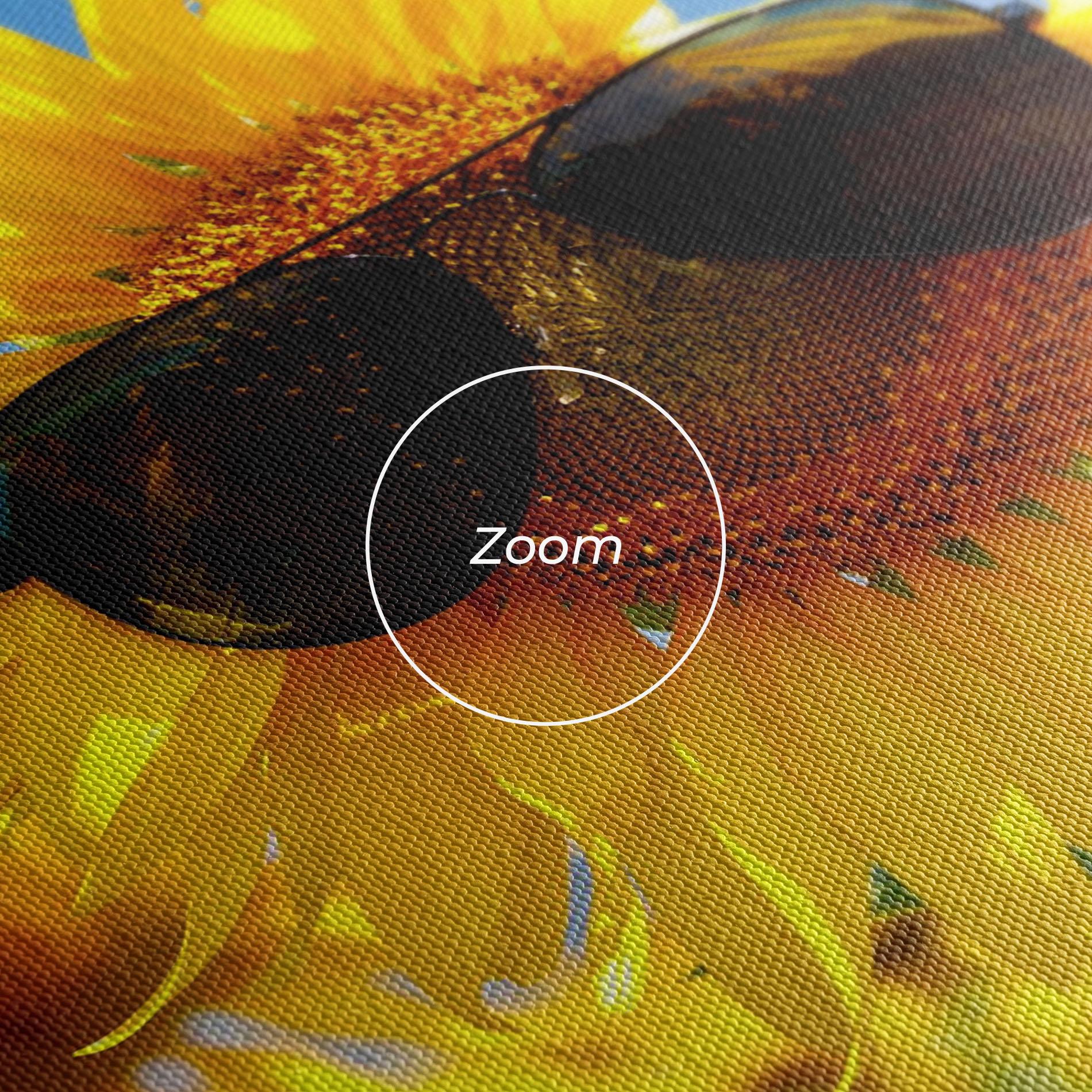 Tablou Canvas Sun Flower Glasses mockup 3