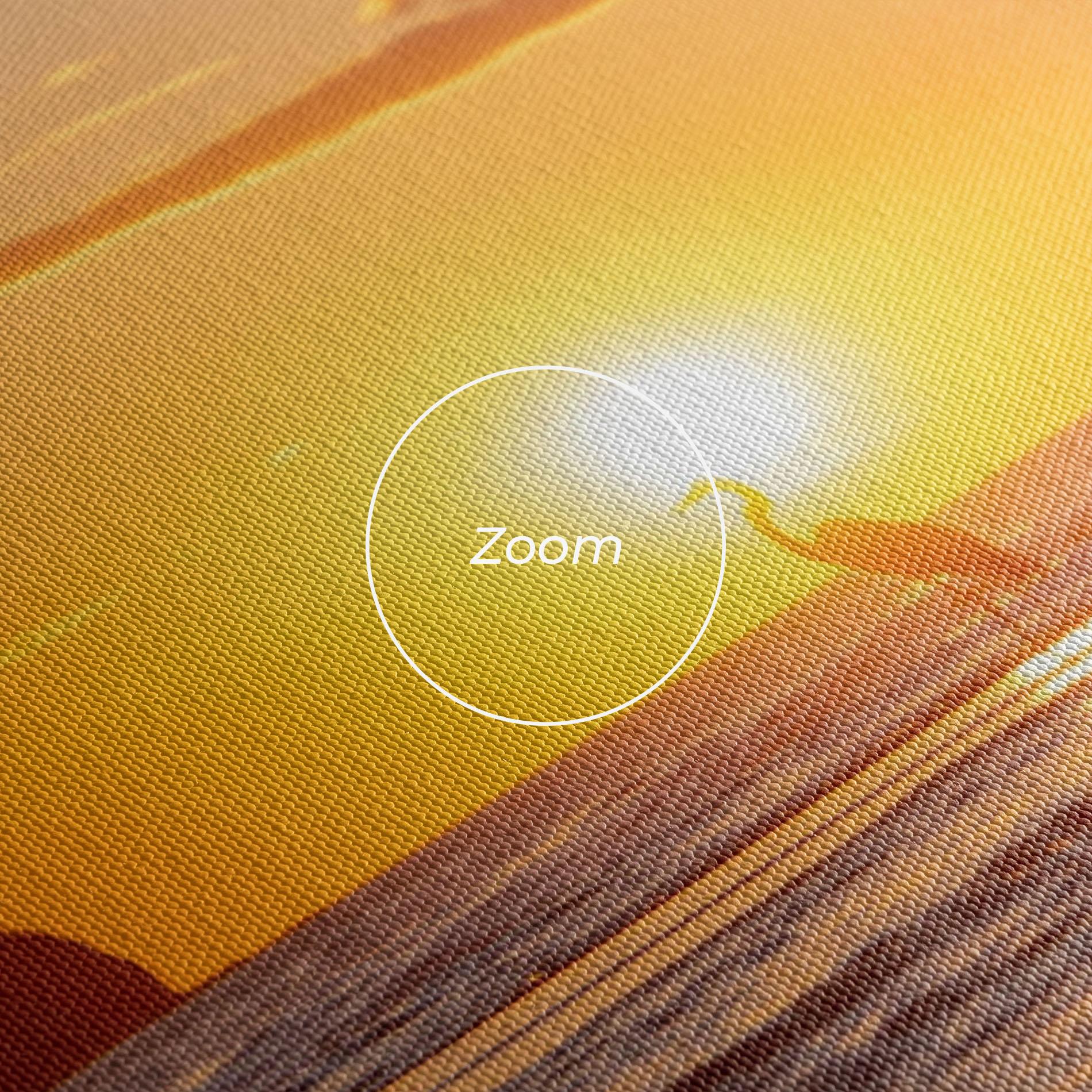 Tablou Canvas Sunset Bird Silhouette mockup 3